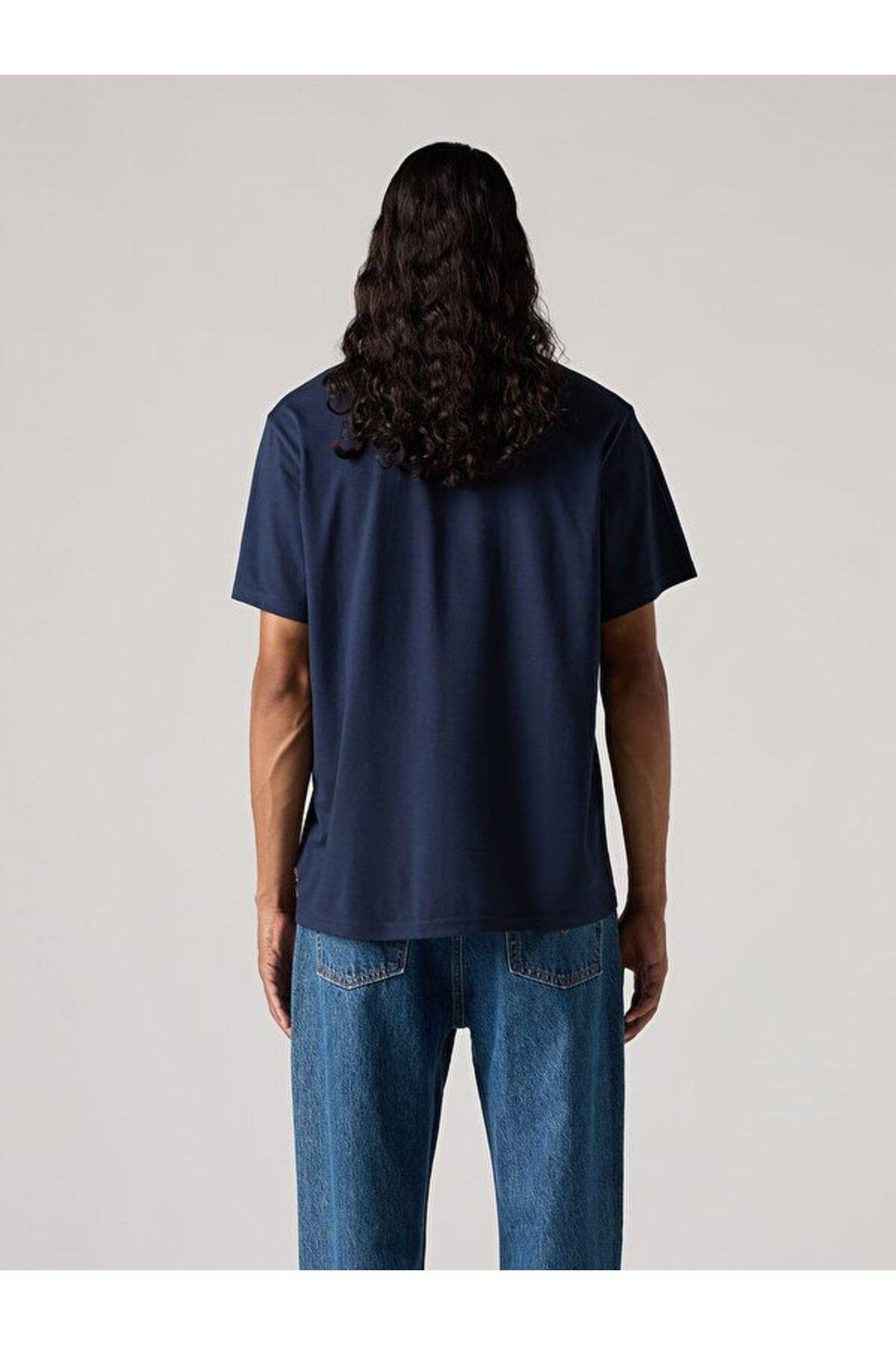 Levi's Erkek Relaxed Fit Tee Archival Script T-Shirt - A2082-0257 - Levi's - A2082-0257