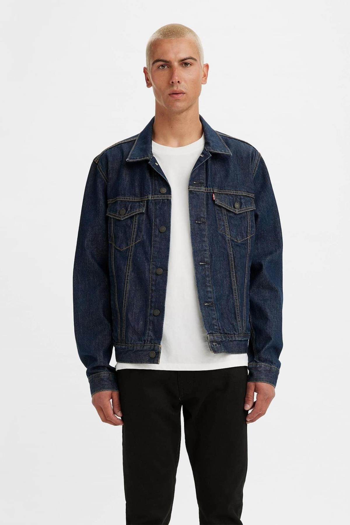 Levi's Erkek Rockridge Trucker İndigo Kot Ceket - 72334-0557 - Levi's - 7233405570