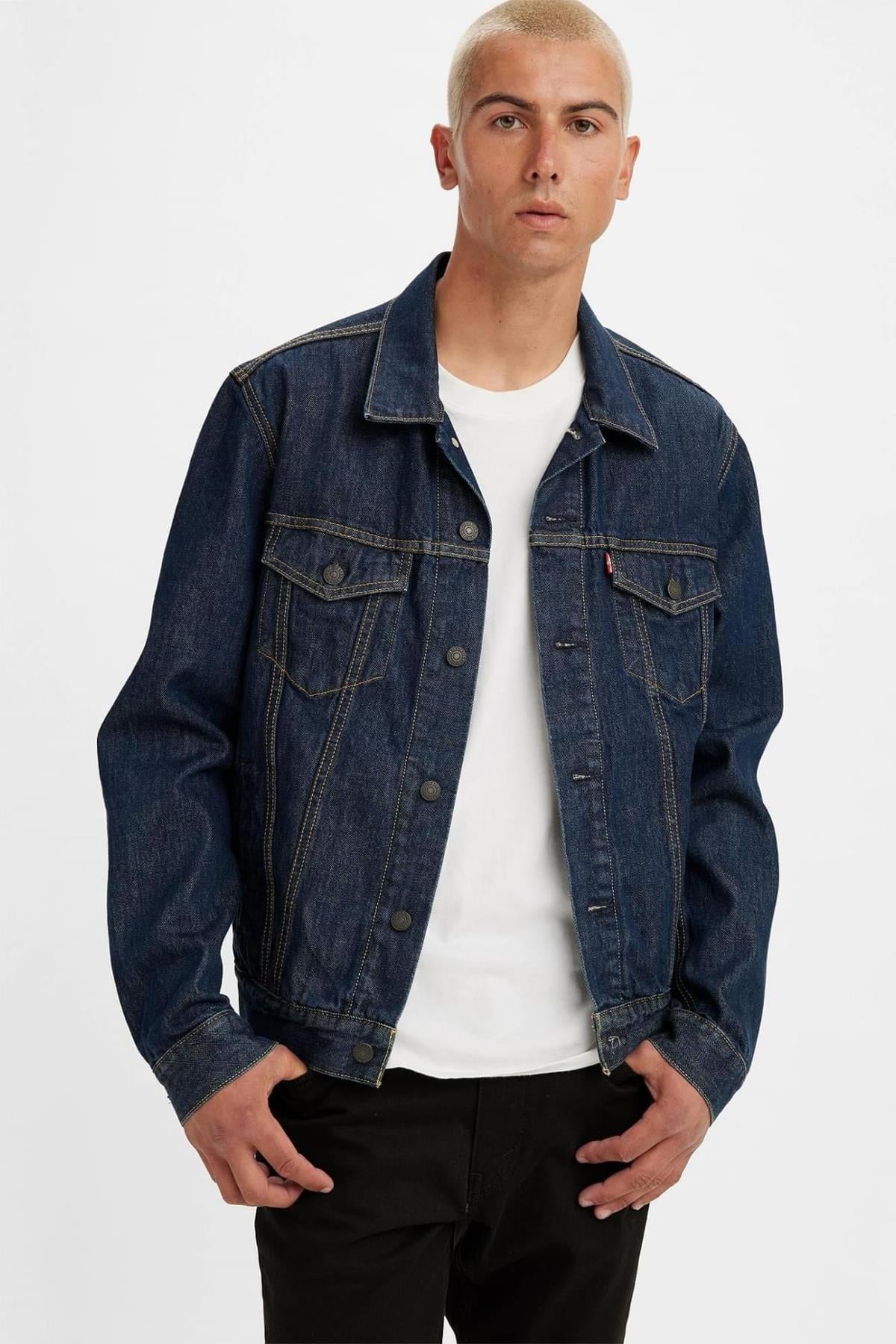 Levi's Erkek Rockridge Trucker İndigo Kot Ceket - 72334-0557 - Levi's - 7233405570