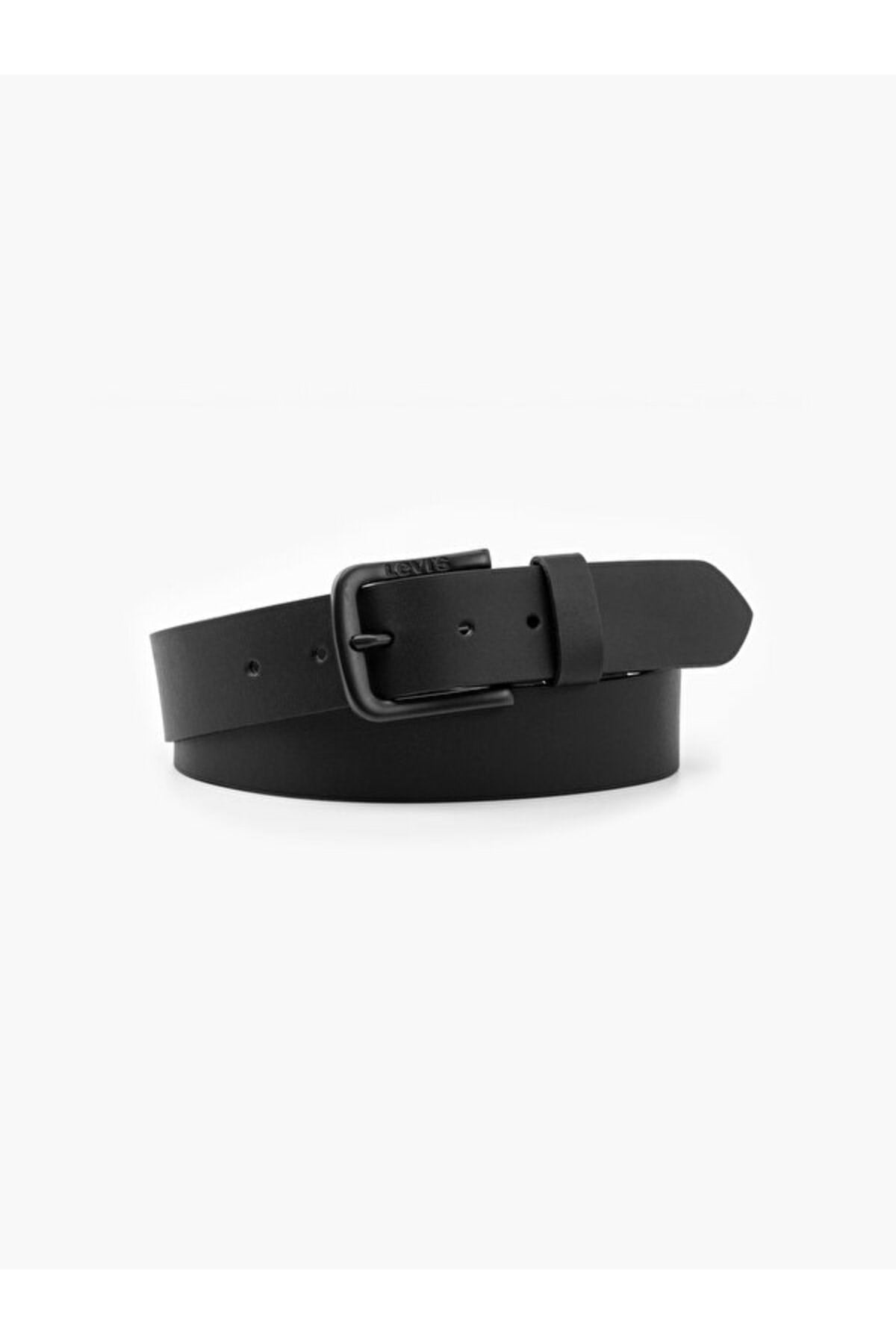 Levi's ® Erkek Seine Metal Siyah Kemer - 38019-0153 - Levi's - 38019-0153