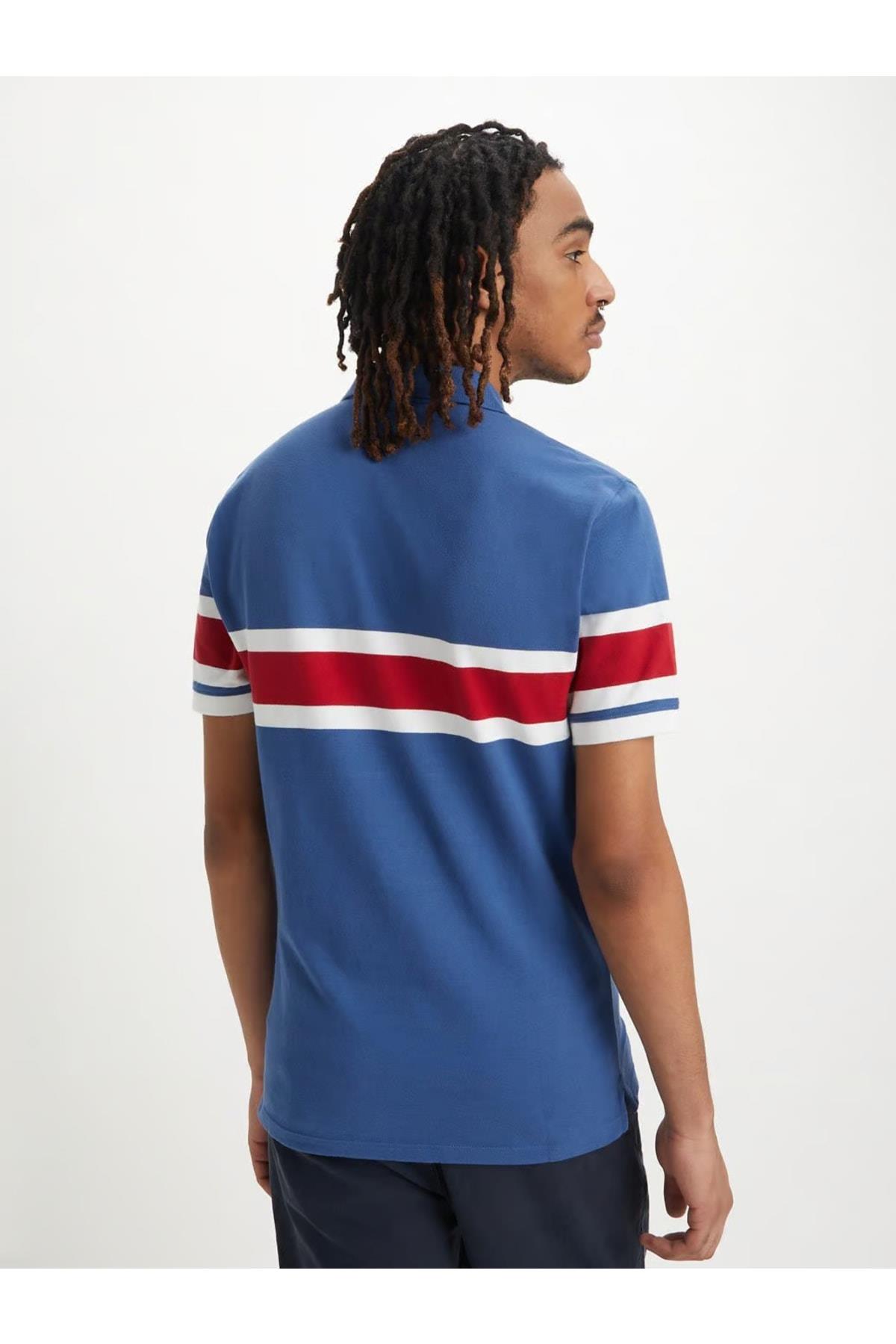 Levi's Erkek Slim Housemark Polo Yaka Tişört - A4842-0017 - Levi's - A4842-0017