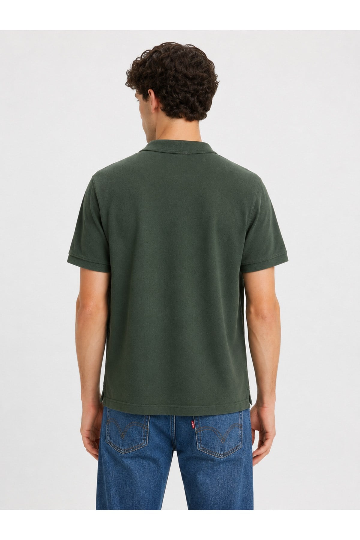 Levi's Erkek standart fıt polo yaka yeşil  tişört  - 00AUR-0001 - Levi's - 00AUR-0001-1