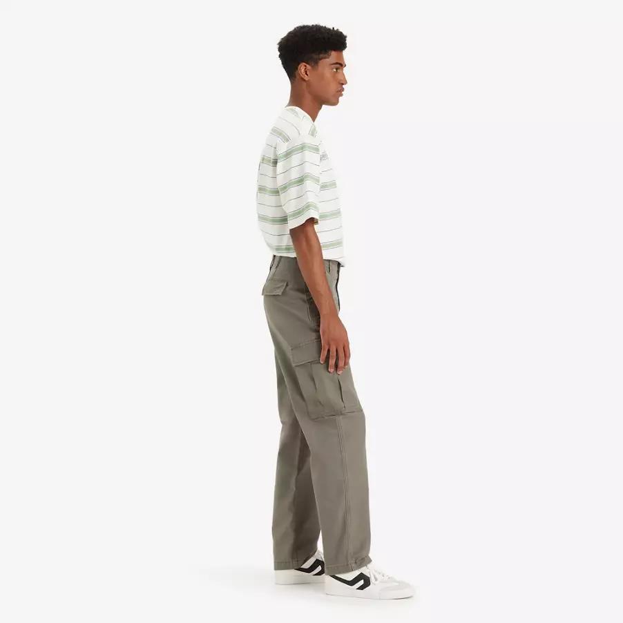 Levi's Erkek Straight Fit Haki Kargo Pantolon - A7364-0002 - Levi's - A7364-0002