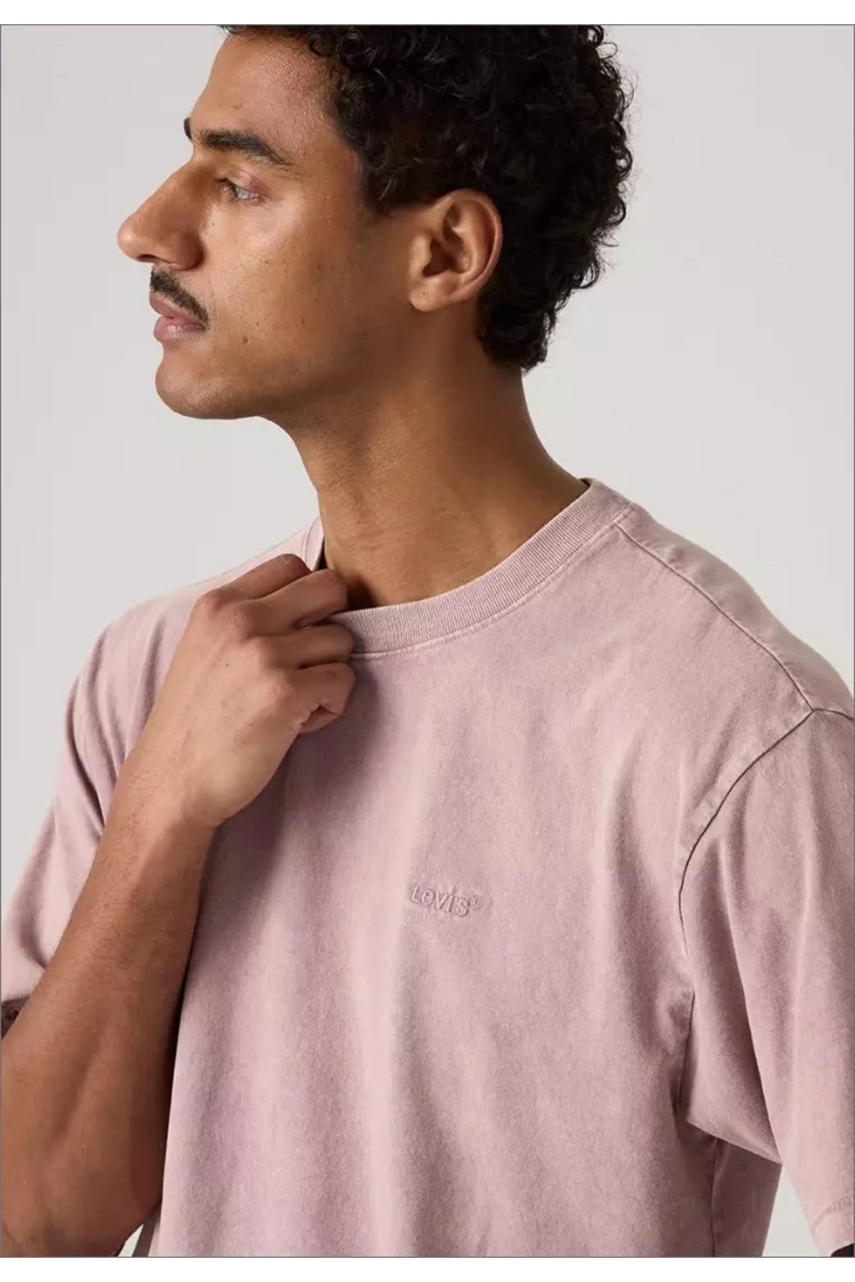 Levi's Erkek Tab Vintage Fıt Pembe Tişört A0637-0217 - Levi's - A0637-0217