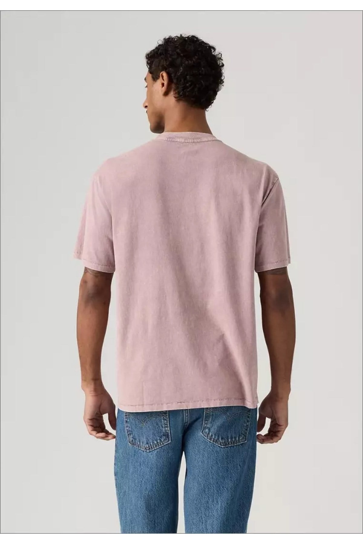 Levi's Erkek Tab Vintage Fıt Pembe Tişört A0637-0217 - Levi's - A0637-0217