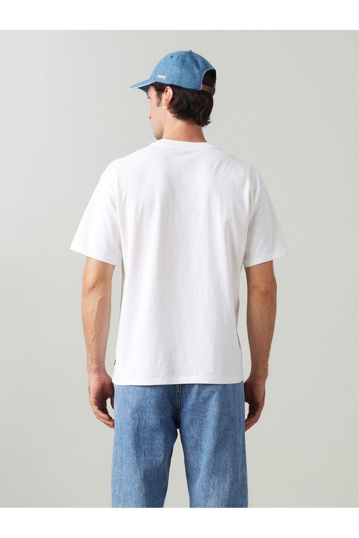 Levi's Erkek Vintage Graphic Logo Beyaz T-Shirt - 000RY-0000 - Levi's - 000RY-0000
