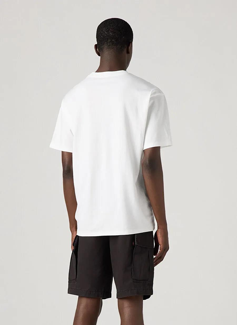 Levi's Erkek Vintage Graphic Normal Baskılı Beyaz T-Shirt - 005F9-0001 - Levi's - 005F9-0001