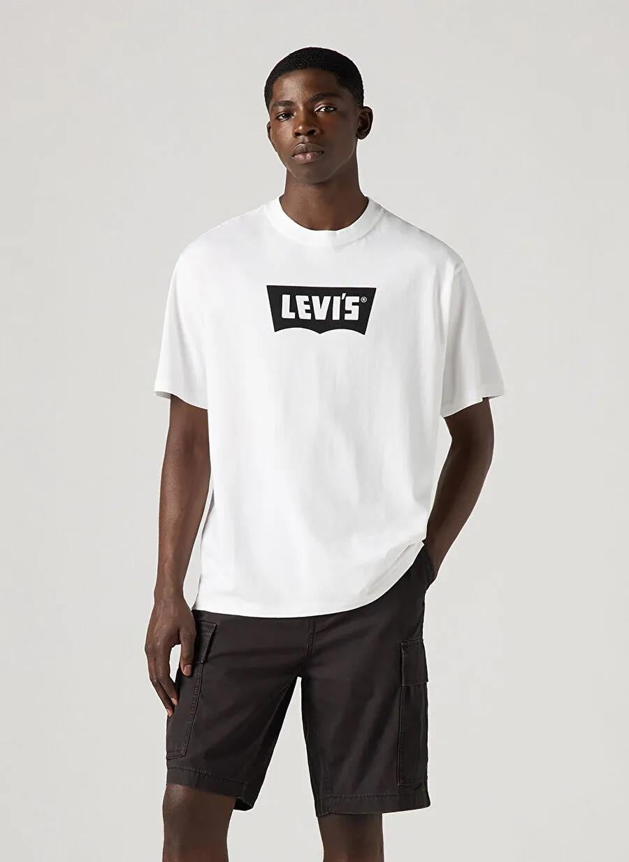 Levi's Erkek Vintage Graphic Normal Baskılı Beyaz T-Shirt - 005F9-0001 - Levi's - 005F9-0001