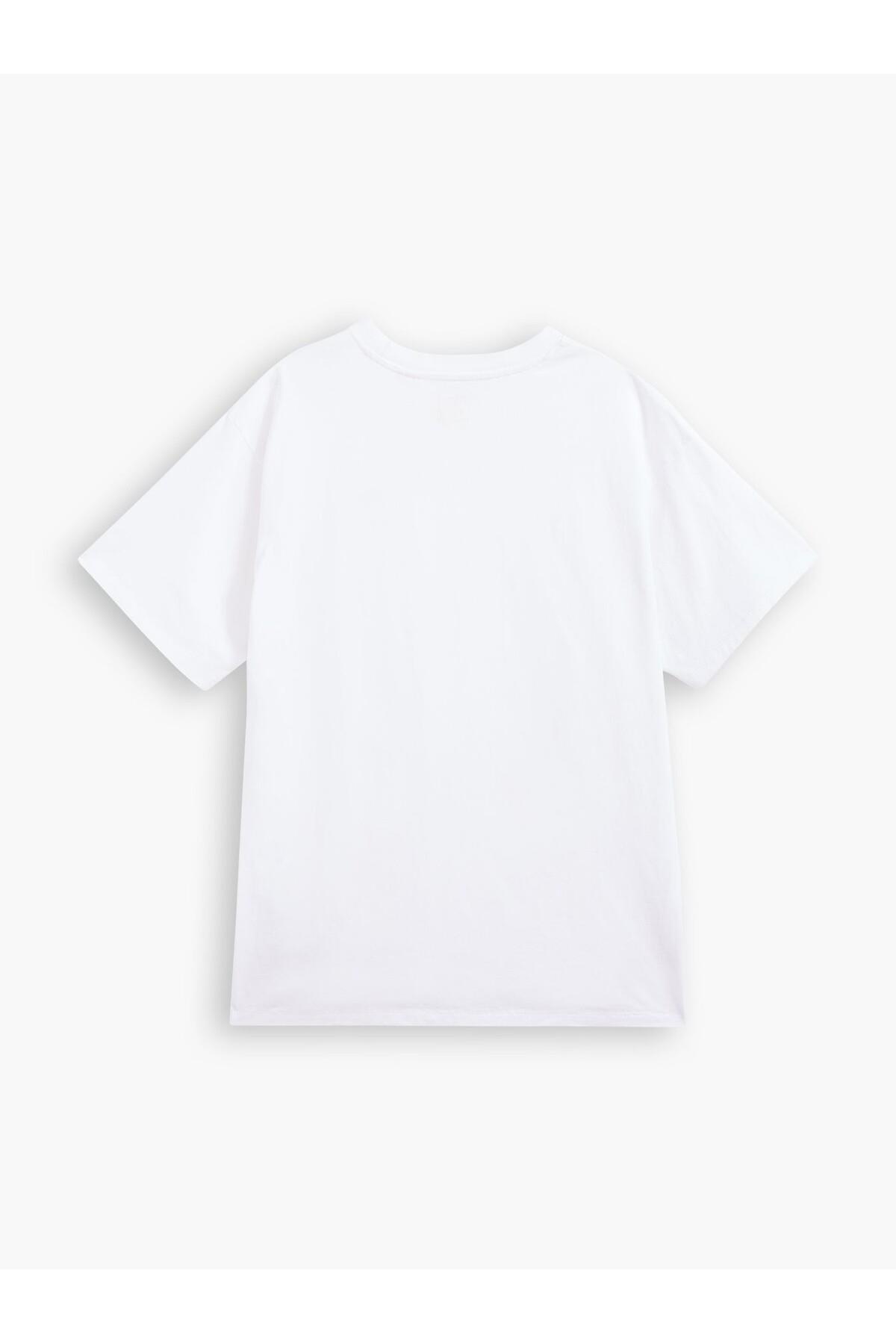 Levi's Erkek Vintage Tee Bisiklet Yaka Beyaz T-Shirt - A0637-0000 - Levi's - A0637-0000