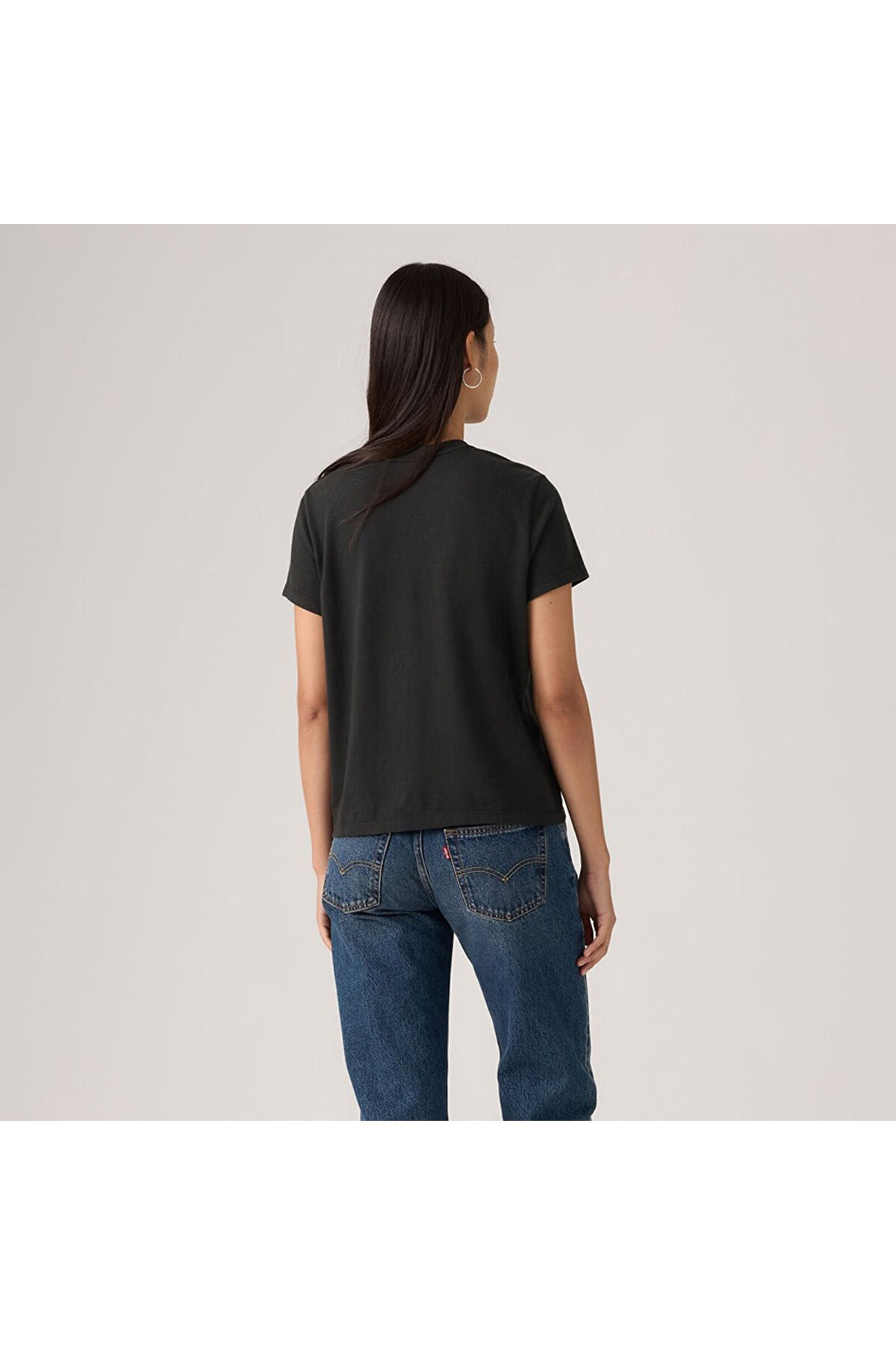 Levi's Graphic Favorite Kadın Siyah Tişört - 008BX-0007 - Levi's - 008BX-0007