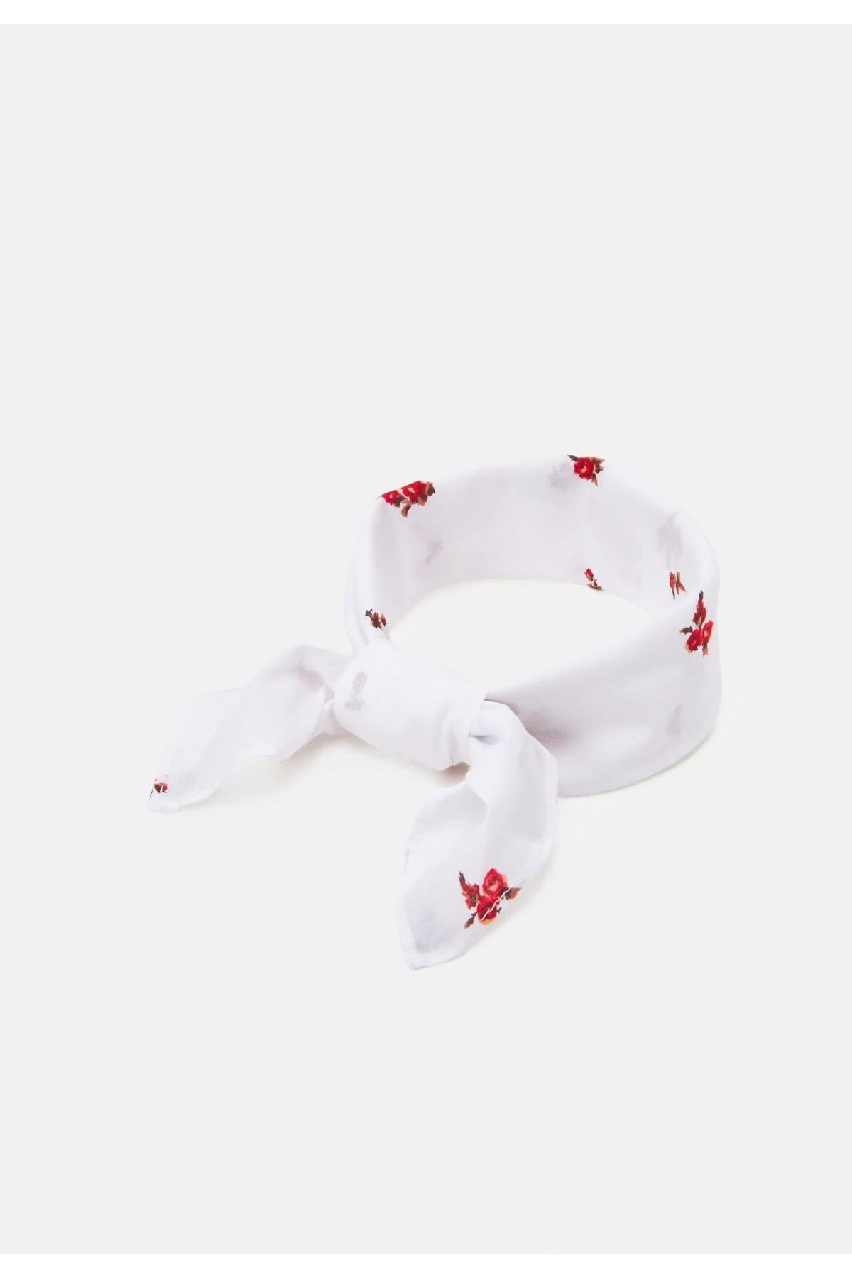 Levi's Kadın Beyaz Fular Feminine Bandana - D5554-0002 - Levi's - D5554-0002