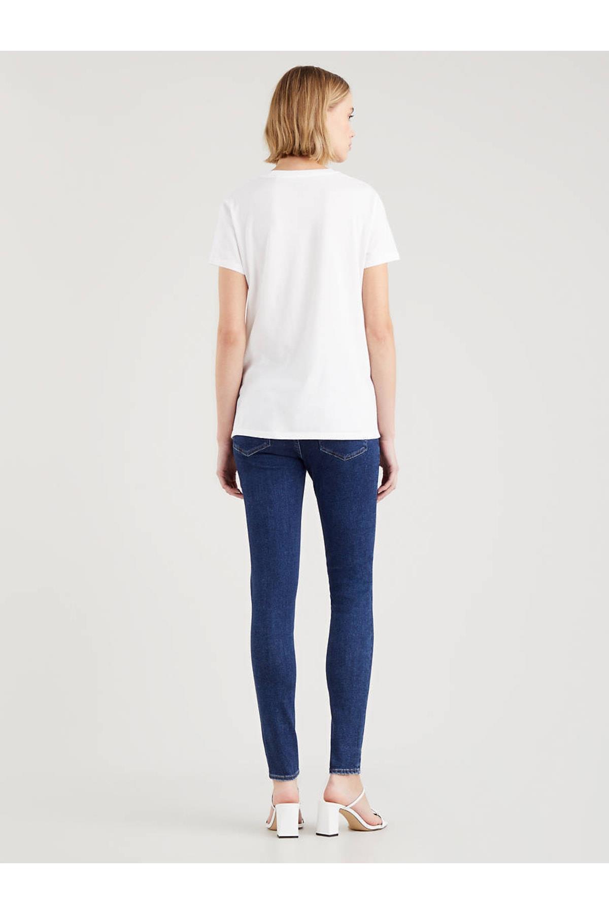 Levi's Kadın Beyaz T-shirt Perfect Tee Poster Logo - A2086-0168 - Levi's - A2086-0168