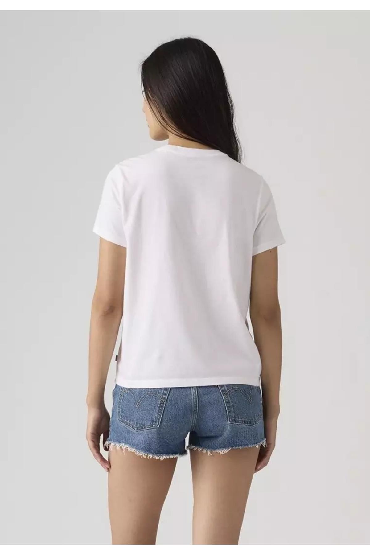 Levi's Kadın Grafik Favori T-Shirt Beyaz - 005GV-0024 - Levi's - 005GV-0024