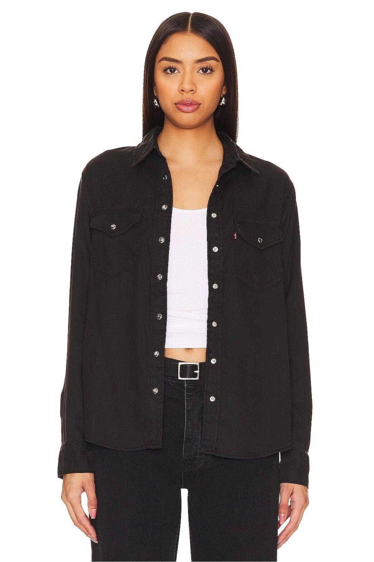 Levi's Kadın Kot Iconix Western Denim Gömlek - 16786-0026 - Levi's - 167860026