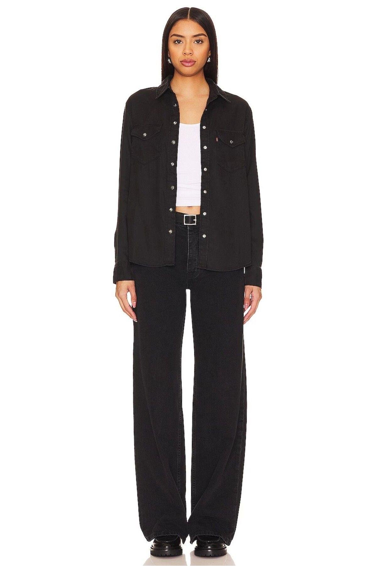 Levi's Kadın Kot Iconix Western Denim Gömlek - 16786-0026 - Levi's - 167860026