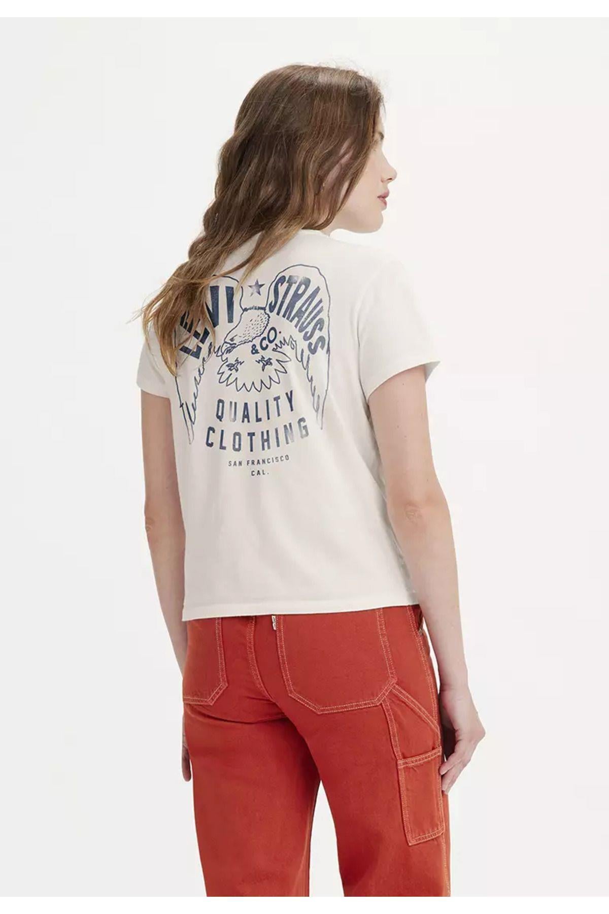 Levi's Kadın Sırt Baskılı Standart Fit T-shirt - A2226-0072 - Levi's - A2226-0072