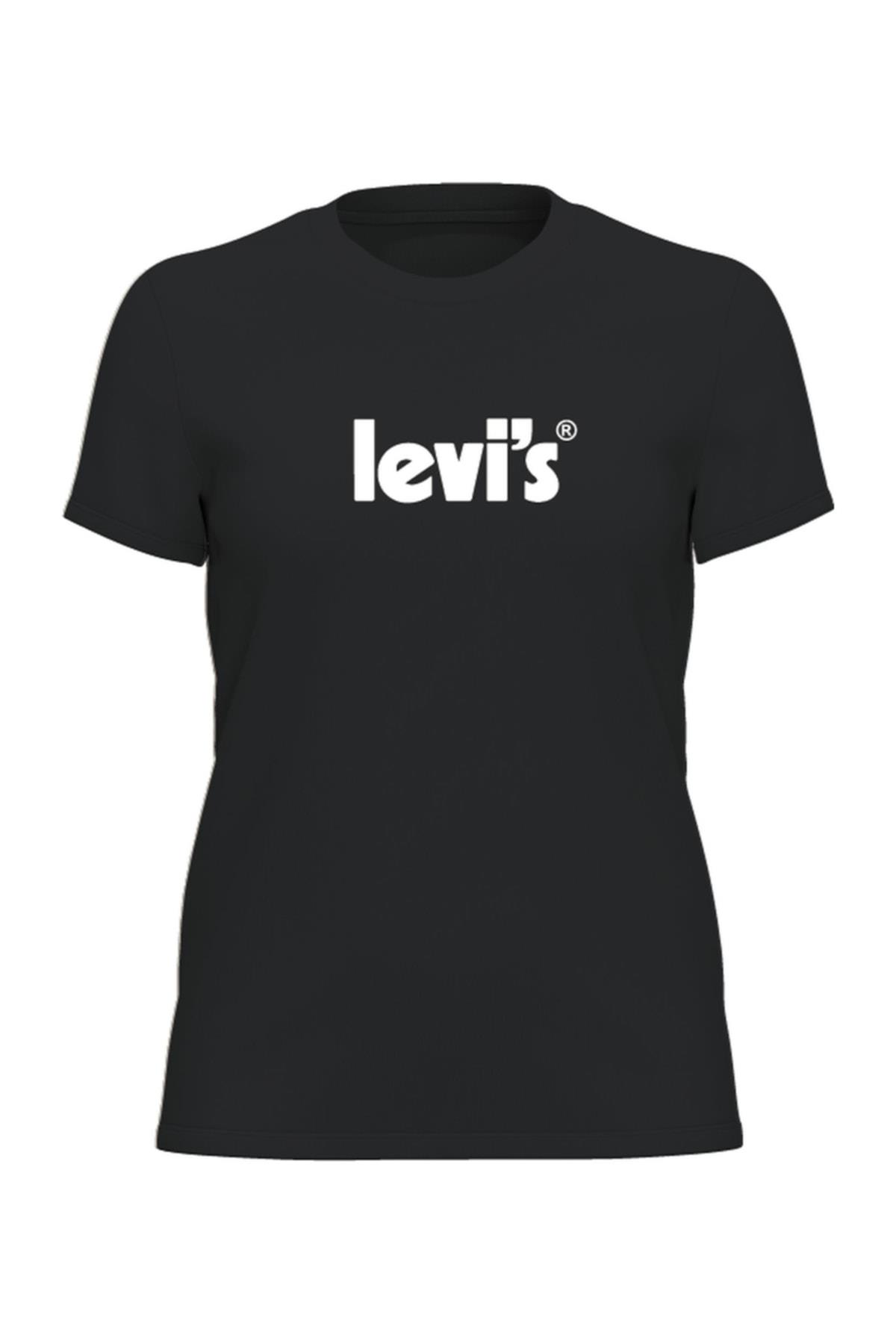 Levi's Kadın T-shirt Perfect Tee - Seasonal Poster Logo - A2086-0103 - Levi's - A2086-0103