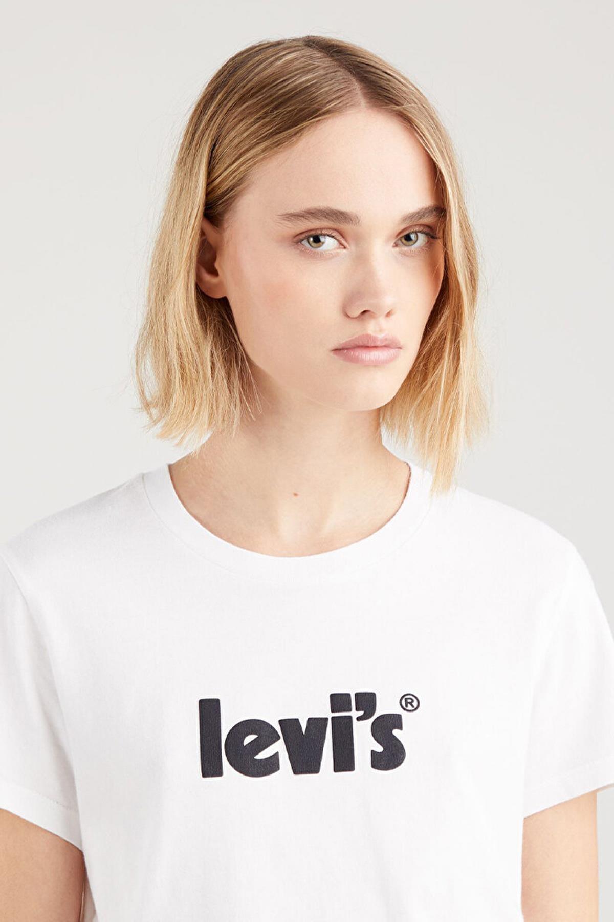 Levi's Kadın T-shirt Seasonal Poster Logo Sugar Swizzle - A2086-0102  - Levi's - A2086-0102