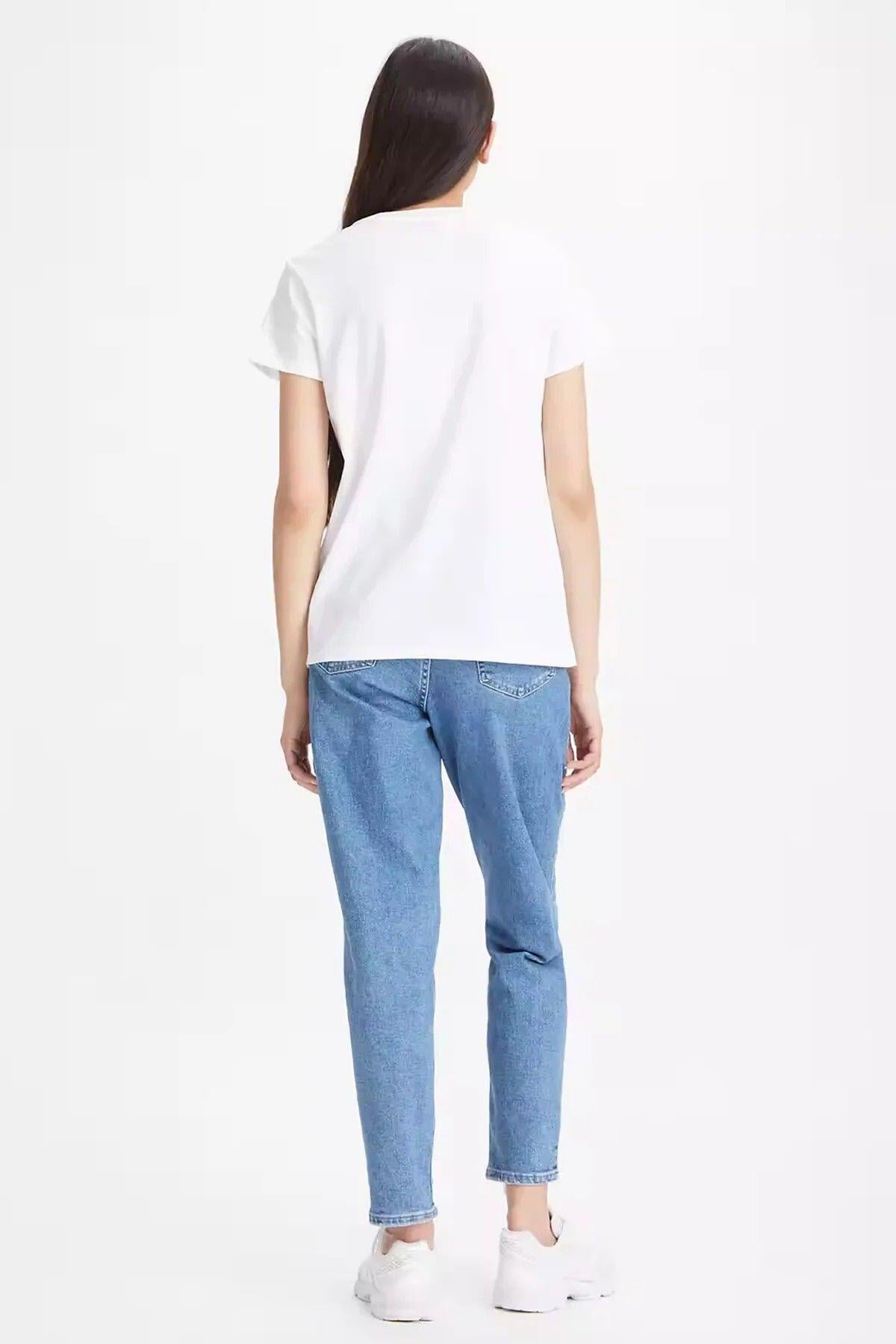 Levi's Kadın The Perfect Tee Olympic Mini Logo T-shirt -  - Levi's - A2086-0196