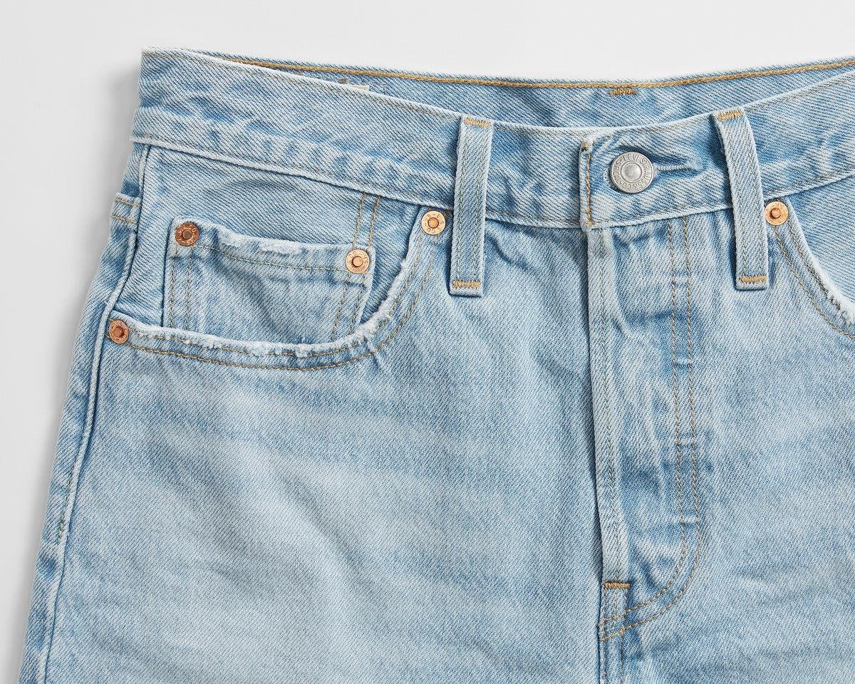 Levi's Kadın Yüksek Bel Kısa Yırtık Denim Kot Şort - 56327-0086 - Levi's - 56327-0086