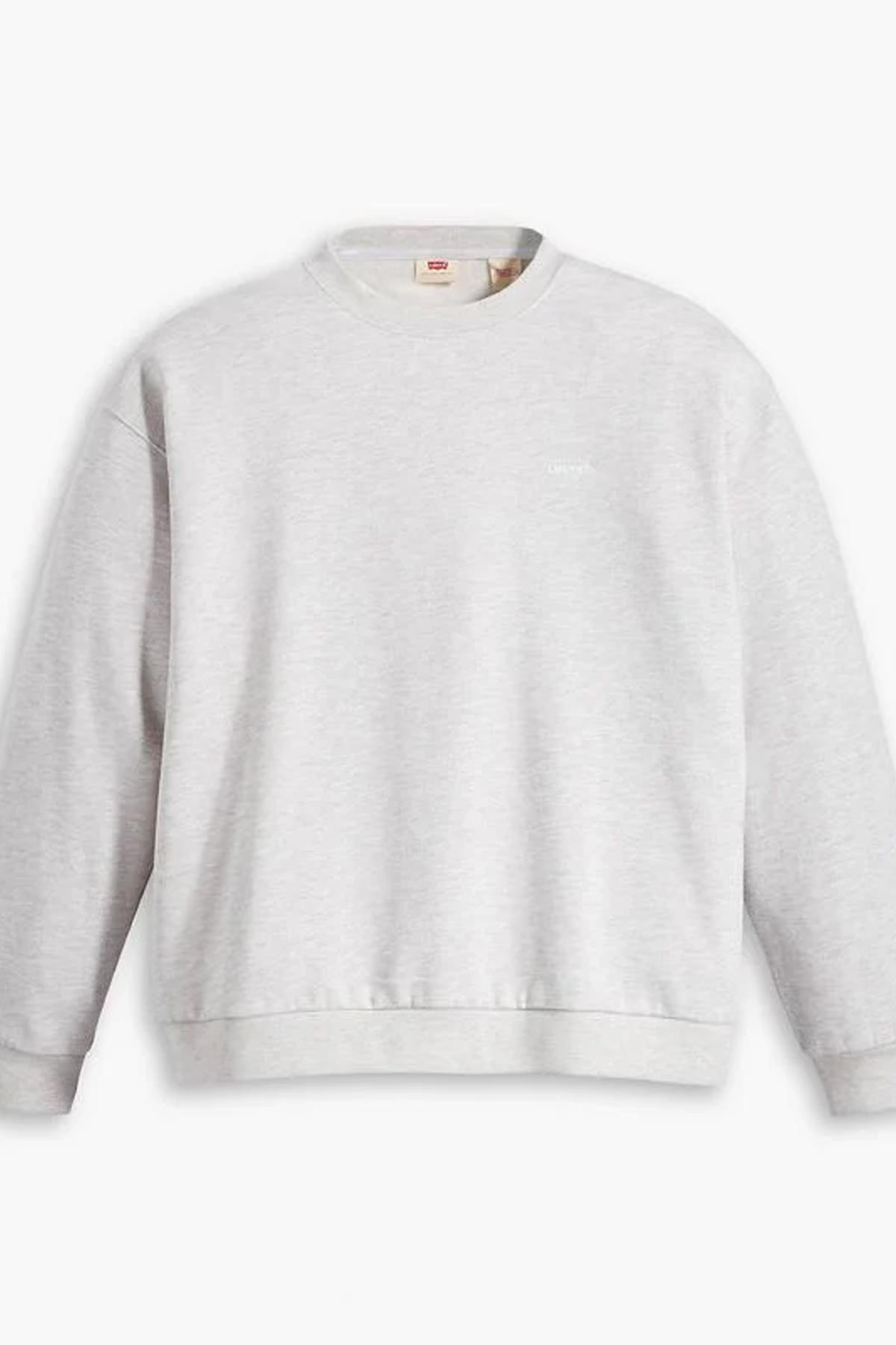 Levi's Oversize Basic Yuvarlak Yaka Gri Kadın Sweatshirt - A5942-0006 - Levi's - A5942-0006