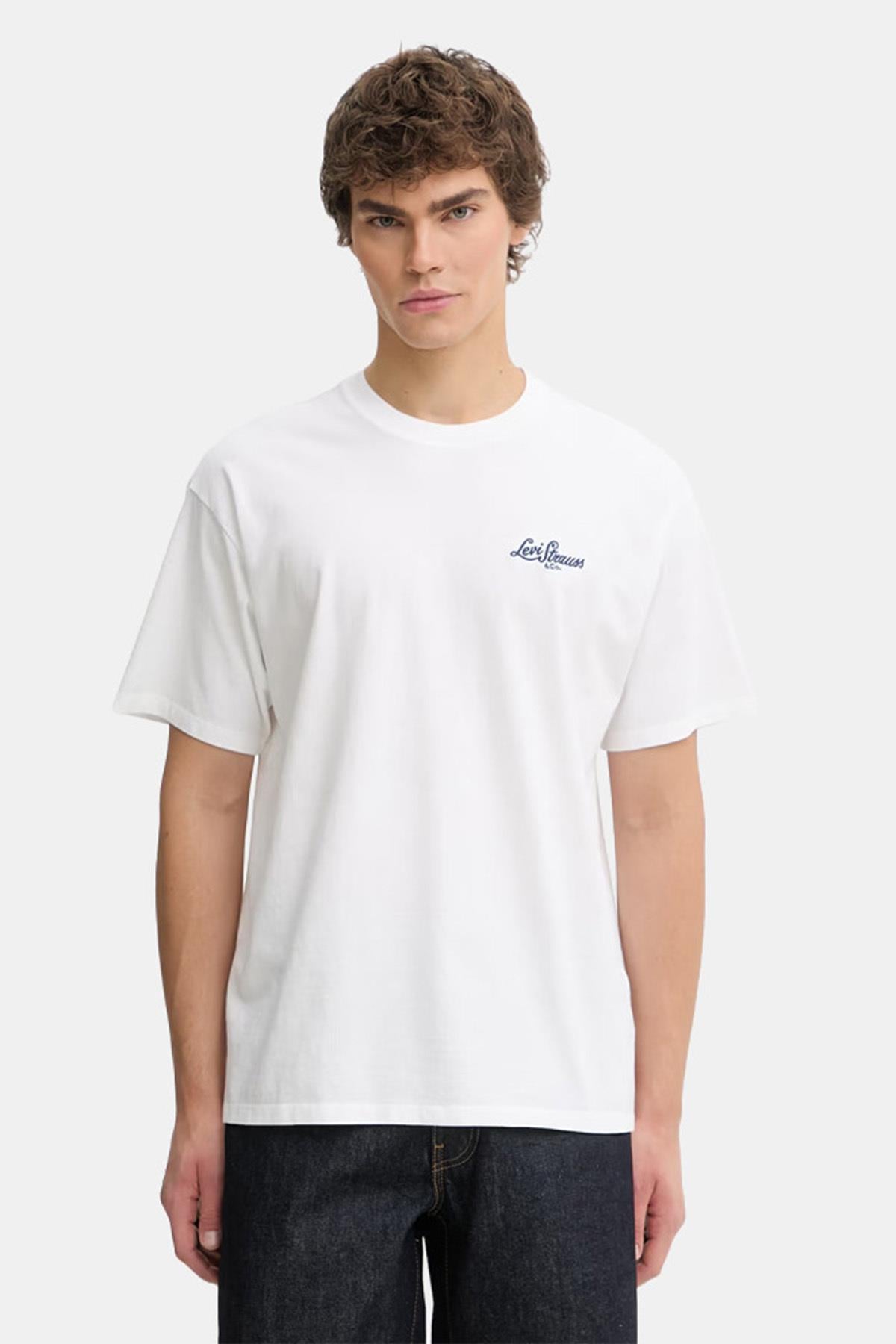 Levi's Pamuklu Regular Fit Logolu Bisiklet Yaka T Shirt Erkek - A9440-0019 - Levi's - A9440-0019