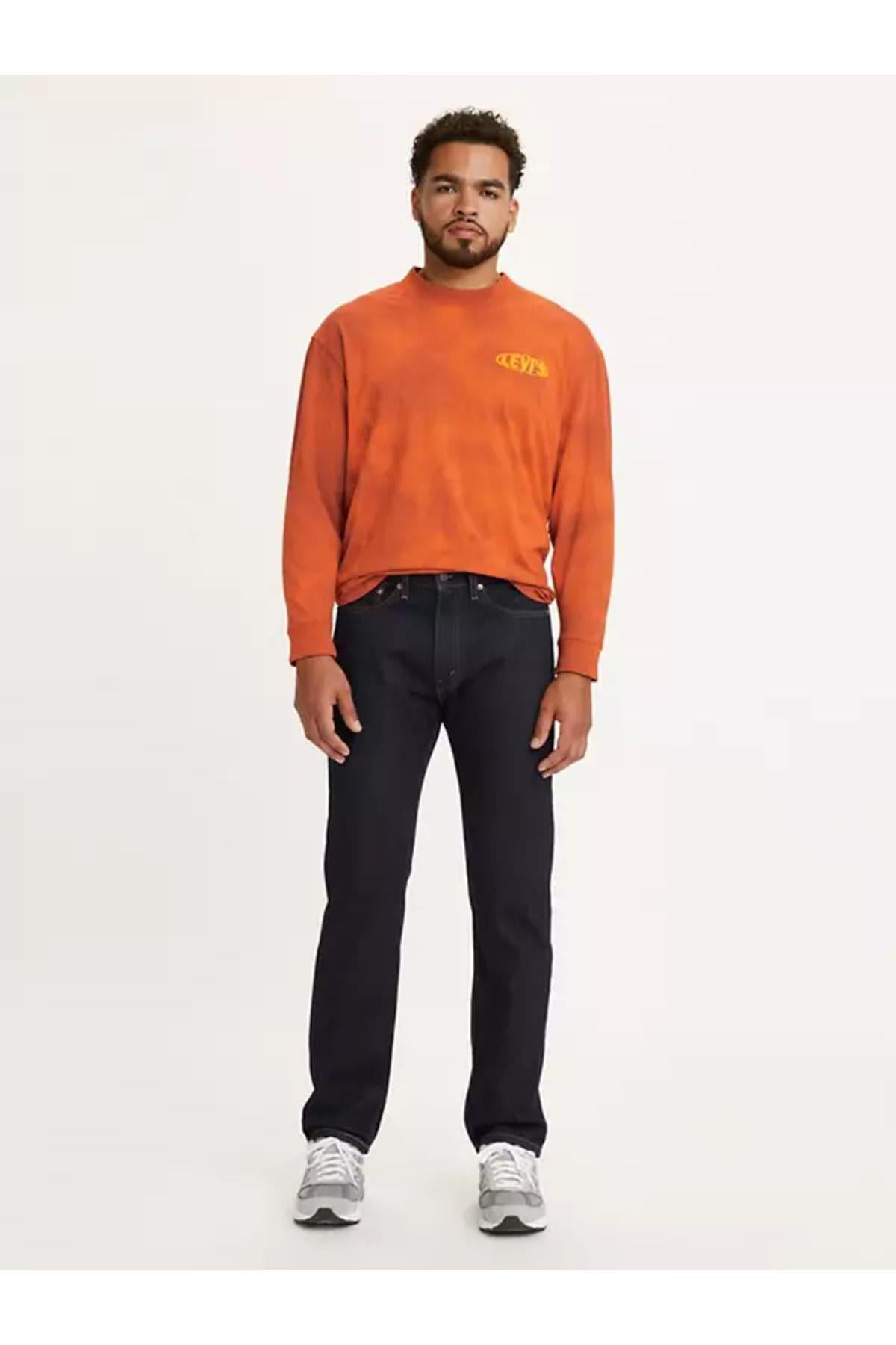 Levi's Premium 505 Regular Fit Gerçek Yumuşak Erkek Kot Pantolonu - 001T2-0009 - Levi's - 001T2-0009