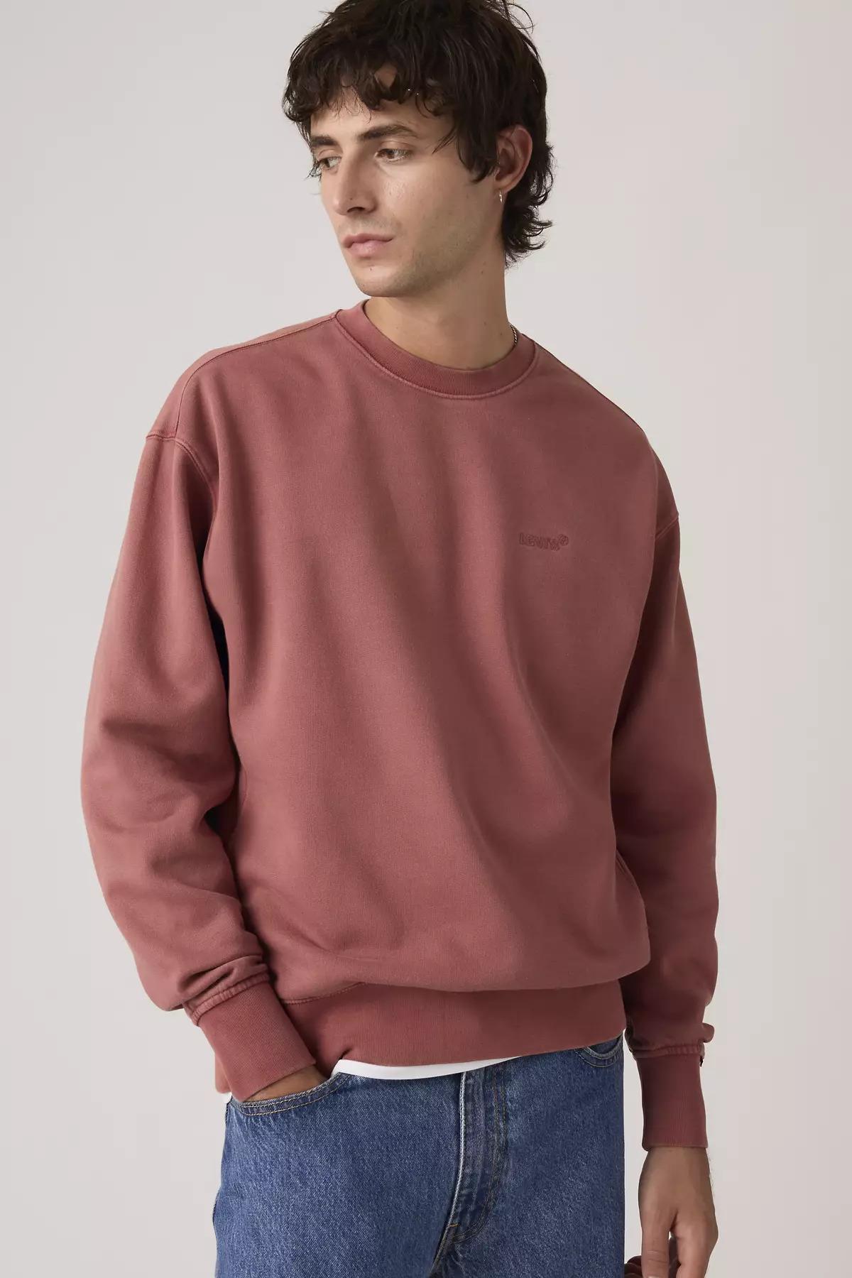 Levi's Relaxed Fit Kesimli Authentic Bisiklet Yaka Sweatshirt-A9244-0041 - Levi's - A9244-0041