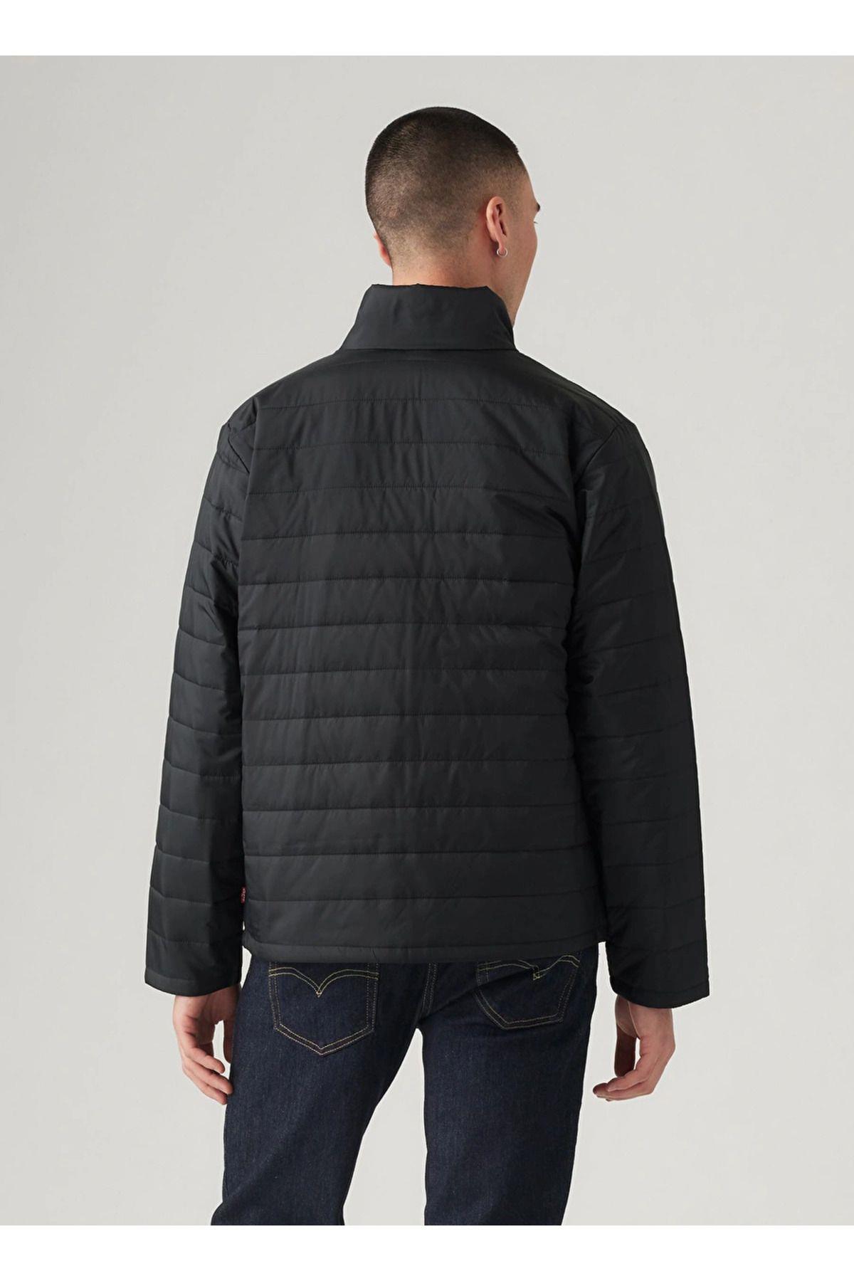 Levis Siyah Erkek Jacket Normal Düz Siyah Mont A9449-0003 - Levi's - A9449-0003