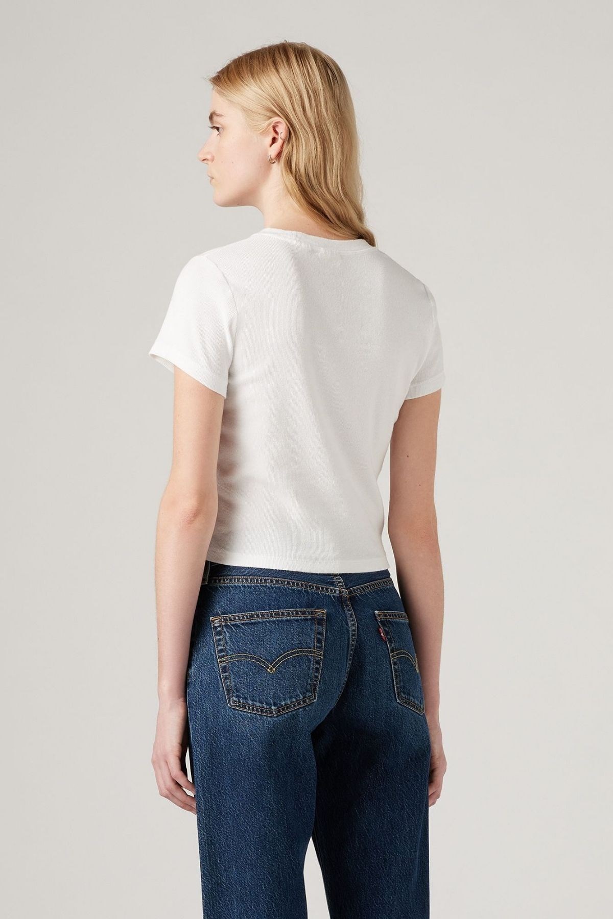 Levi's Sporty Tee Tr Kadın Beyaz T-Shirt - 005G4-0001 - Levi's - 005G4-0001