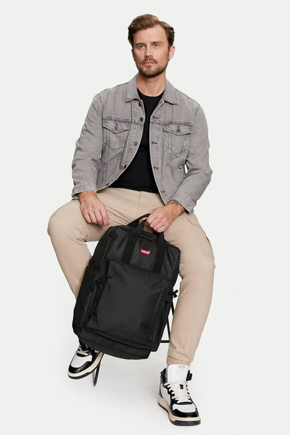 Levi's Unisex Laptop Siyah L Sırt Çantası - D7572-0001 - Levi's - D7572-0001