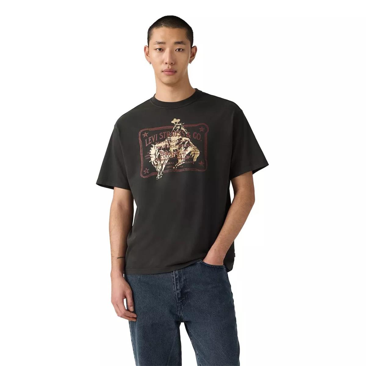 Levi's Vintage Fit Graphic Erkek Siyah Tişört-87373-0401 - Levi's - 87373-0401