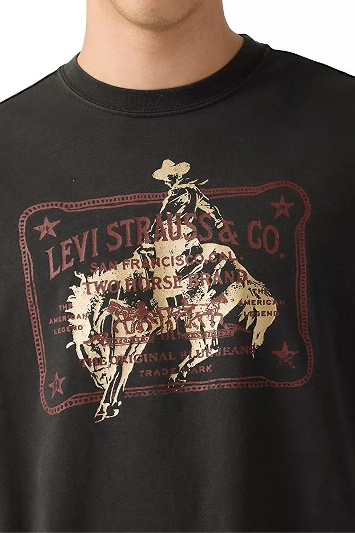 Levi's Vintage Fit Graphic Erkek Siyah Tişört-87373-0401 - Levi's - 87373-0401