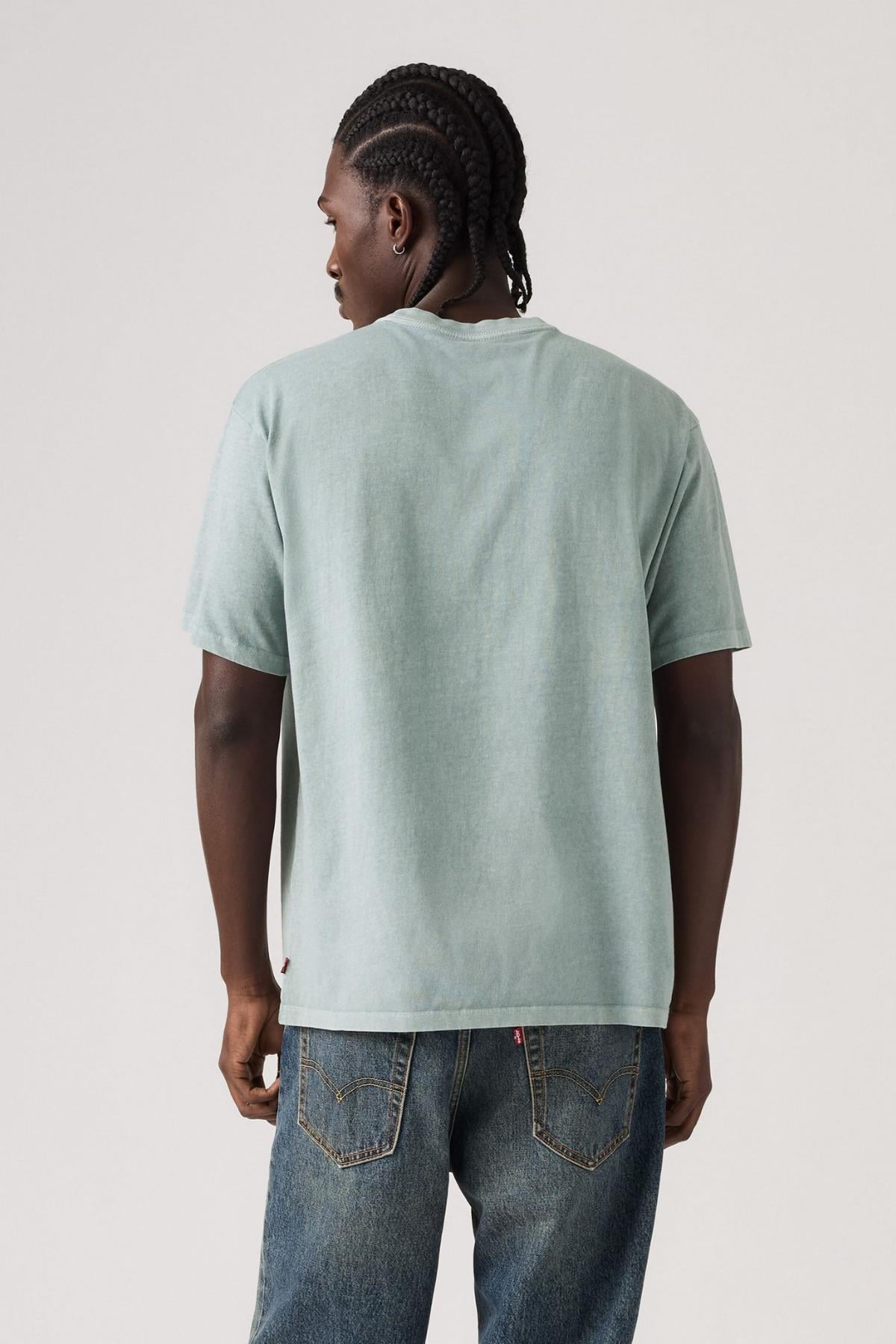 Levi's Vintage Fit Graphic Stretched Serif Yeşil Erkek T-Shirt - 87373-0406 - Levi's - 87373-0406