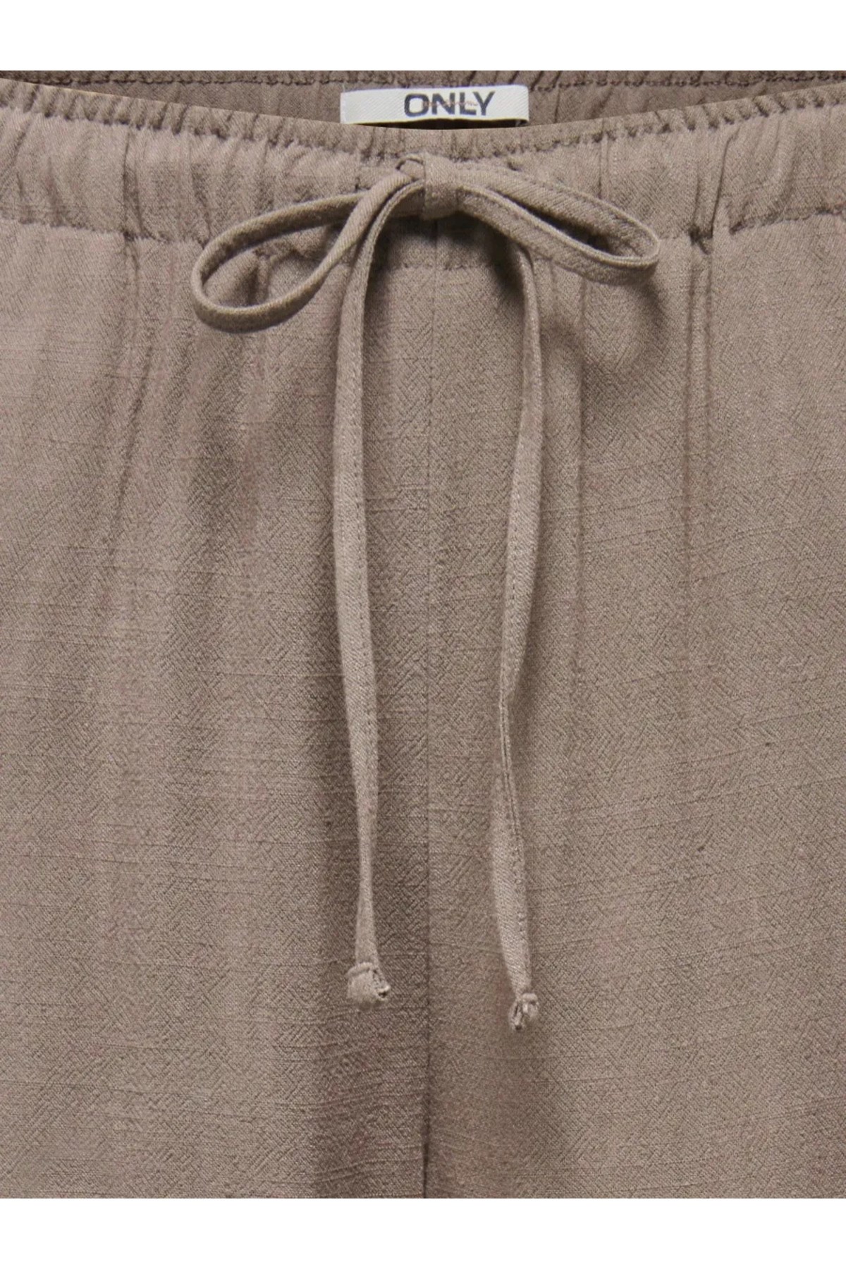 Only Açık Kahve Kadın Pantolon ONLSIESTA MW PULL-UP LINEN BL PNT N - 15322263 - Only - 15322263-2