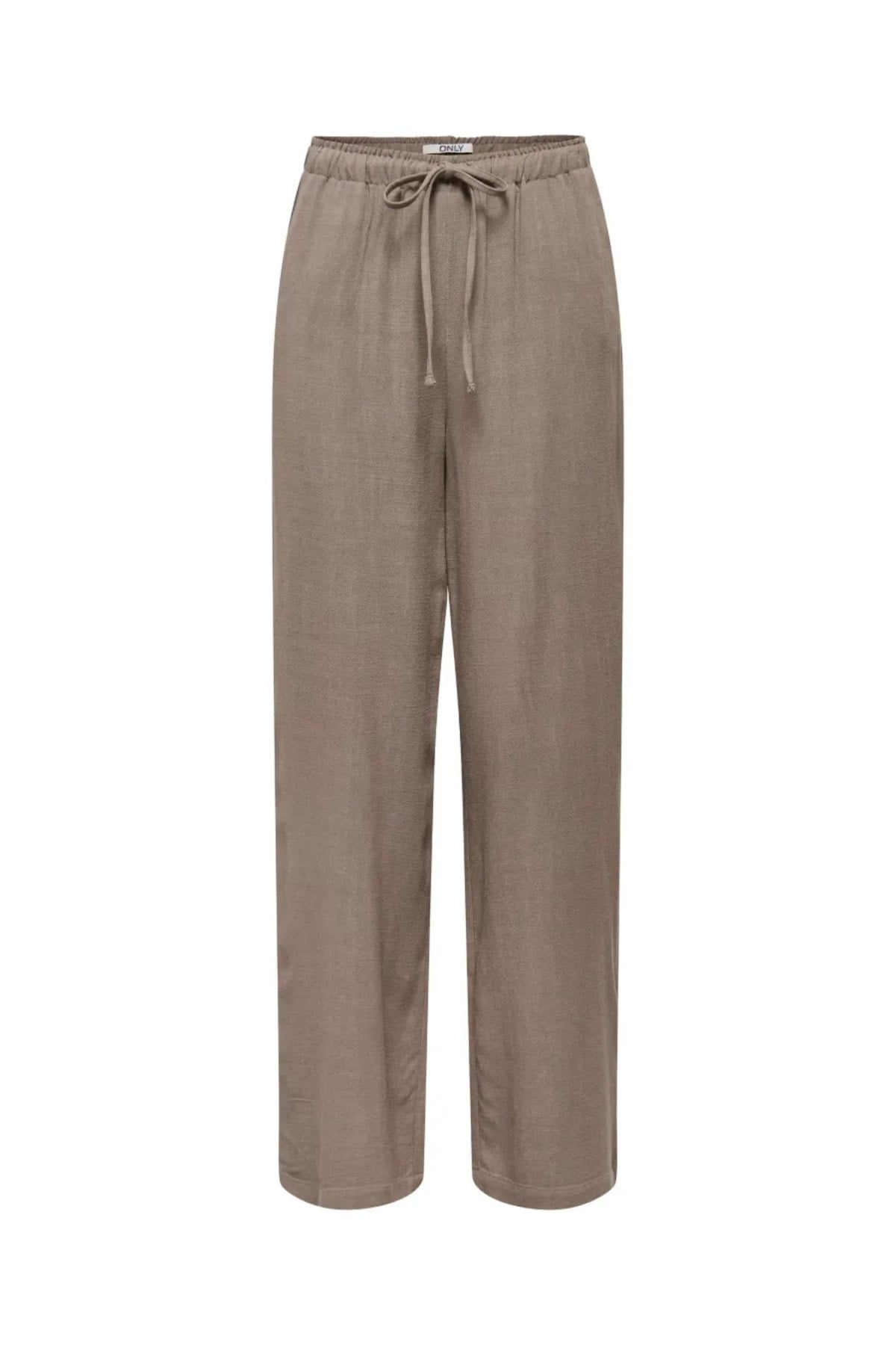 Only Açık Kahve Kadın Pantolon ONLSIESTA MW PULL-UP LINEN BL PNT N - 15322263 - Only - 15322263-2
