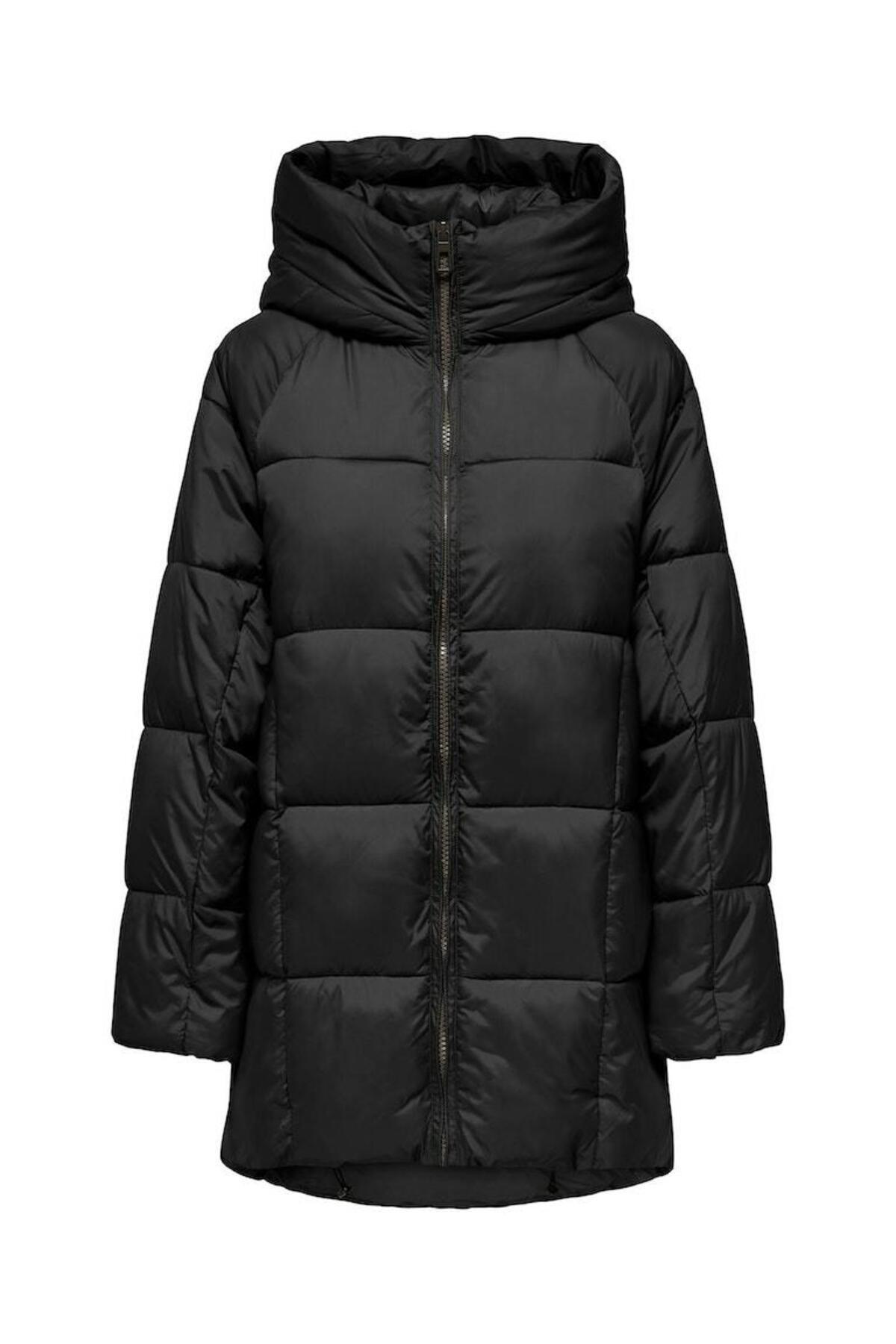 Only Asta Oversize Puffer Kadın Siyah Mont Parka 15293818 - Only - 15293818-Black