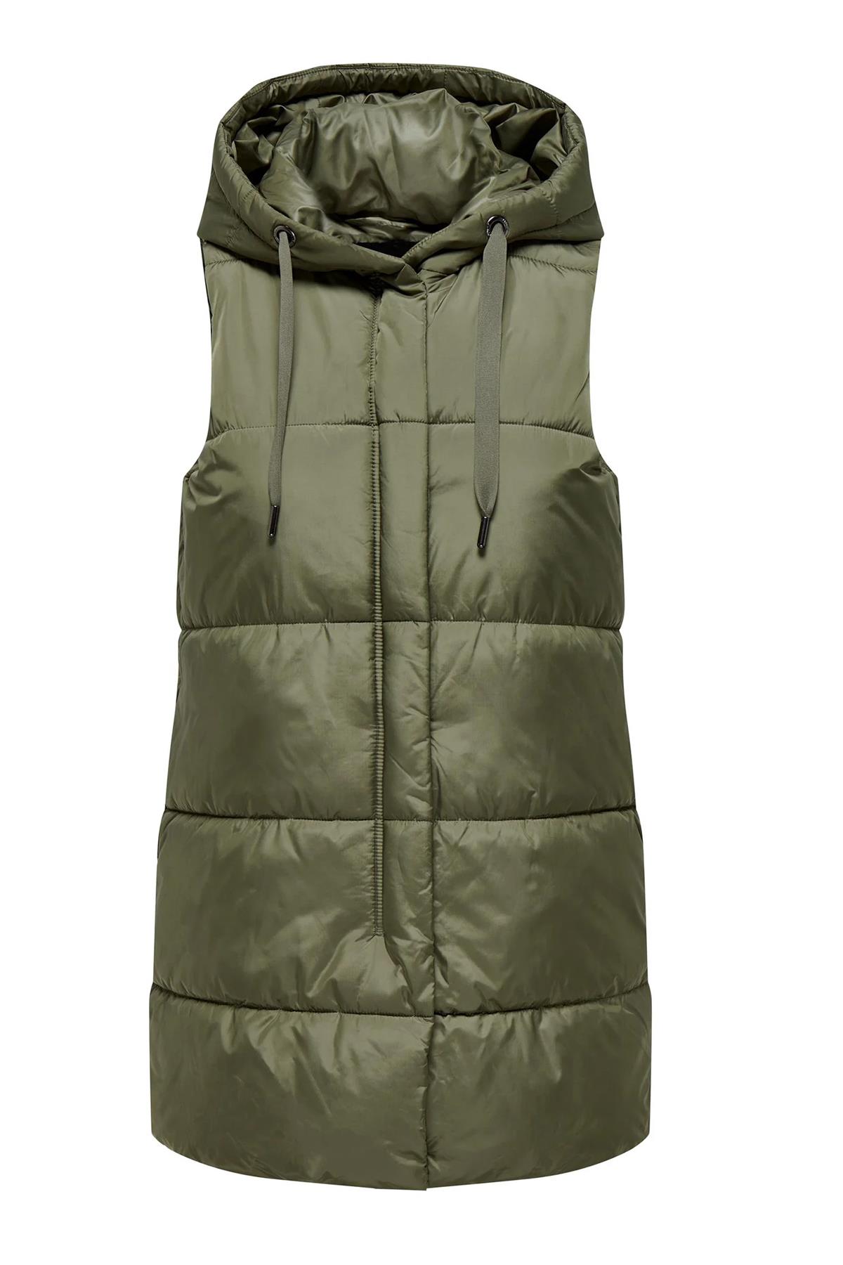 Only Asta Puffer Waistcoat Kadın Mont Uzun Şişme Yelek - 15300256-02 - Only - 15300256