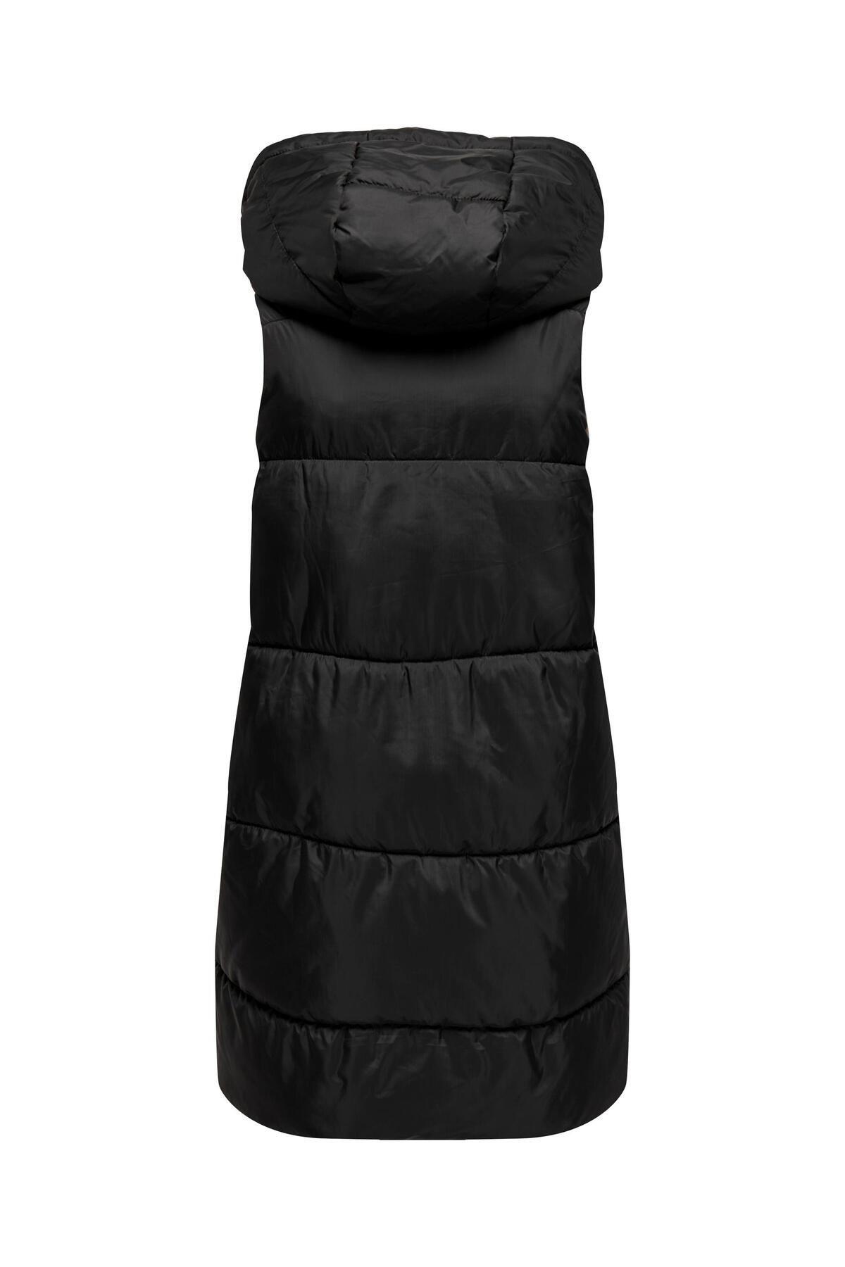 Only Asta Puffer Waistcoat Kadın Mont Uzun Şişme Yelek - 15300256-02 - Only - 15300256