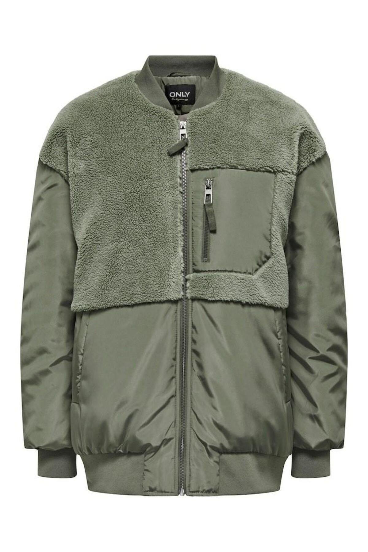 Only Emmy Fleece Bomber Günlük Kadın Ceket Mont - 15292801 - Only - 15292801