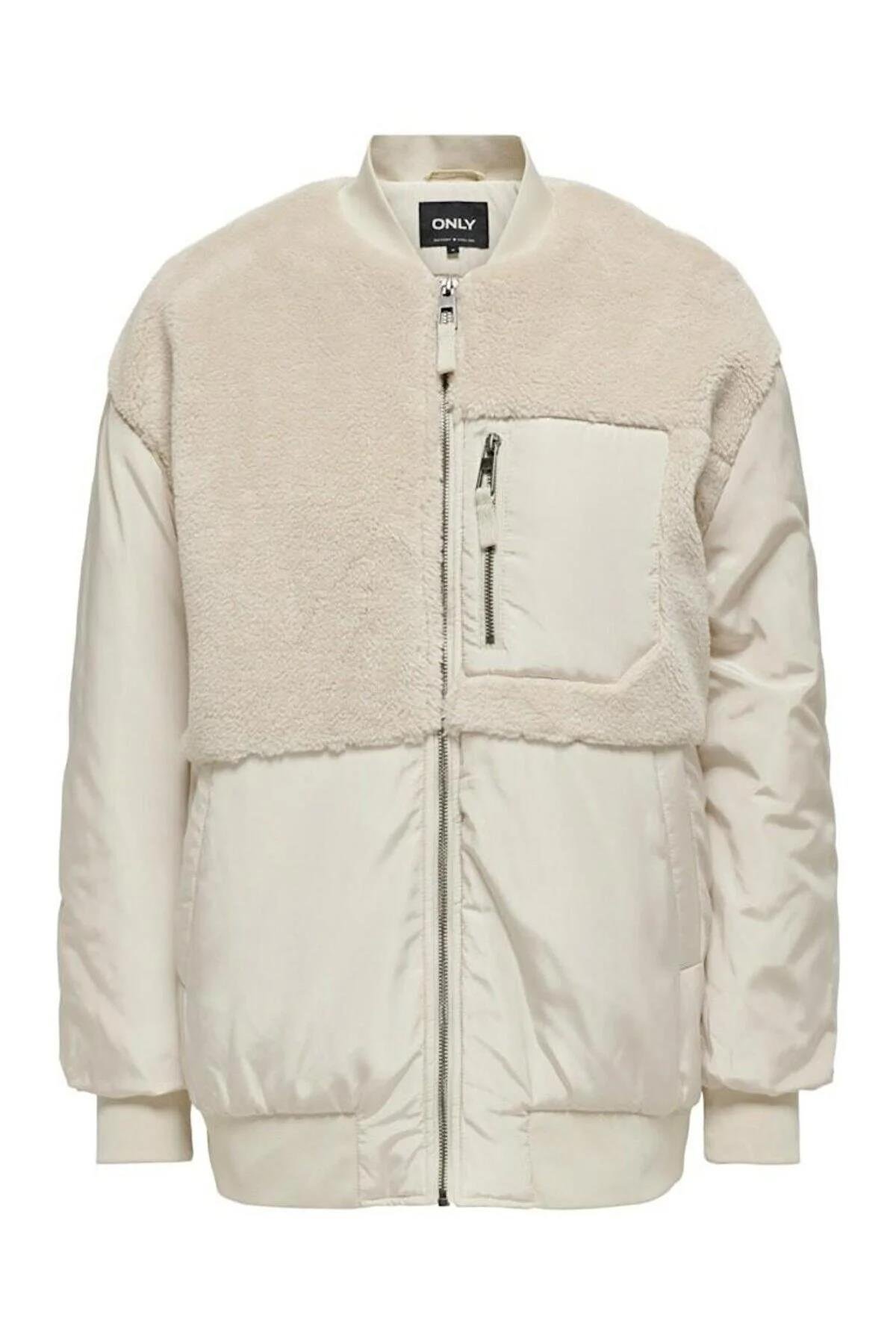 Only Emmy Fleece Bomber Günlük Kadın Ceket Mont - 15292801 - Only - 15292801
