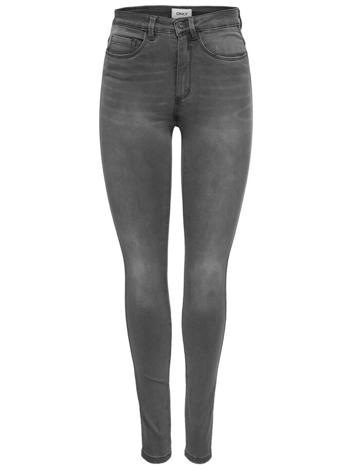 ONLY Gri Kot Pantolon Jeans ONLROYAL HIGH SKINNY FIT - 15159647 - Only - 15159647