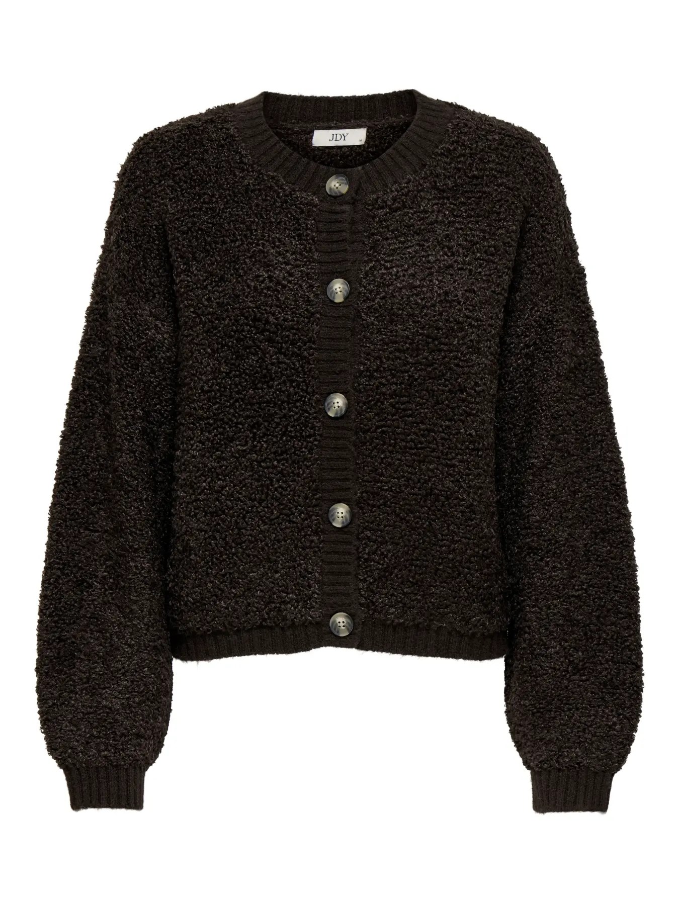 Only Jdy Kadın Jdyeıra Düğmeli Peluş Kahverengi Hırka - 15337012 - Only - 15337012