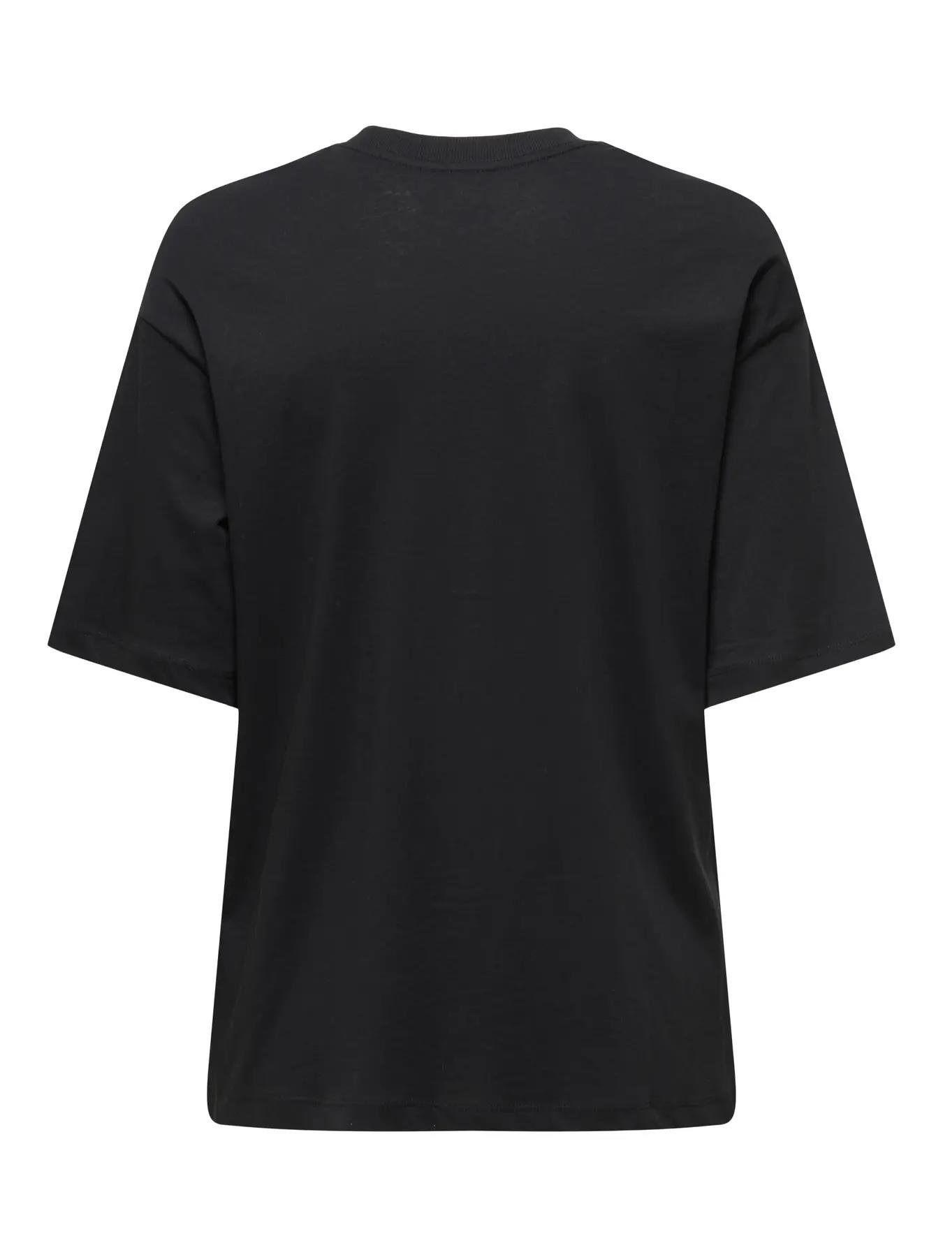 Only JDY Yuvarlak Yaka Siyah T-Shirt - 15366305 - Only - 15366305-4