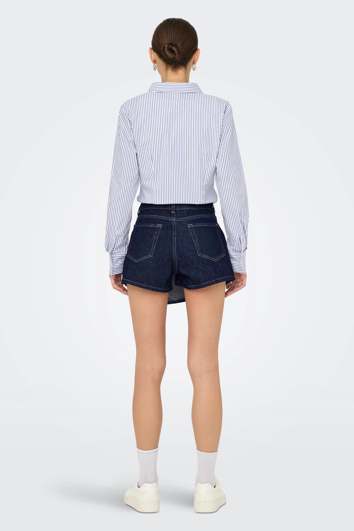 Only Kadın 100% Pamuk Regular Fit Şort Etek - 15357947 - Only - 15357947