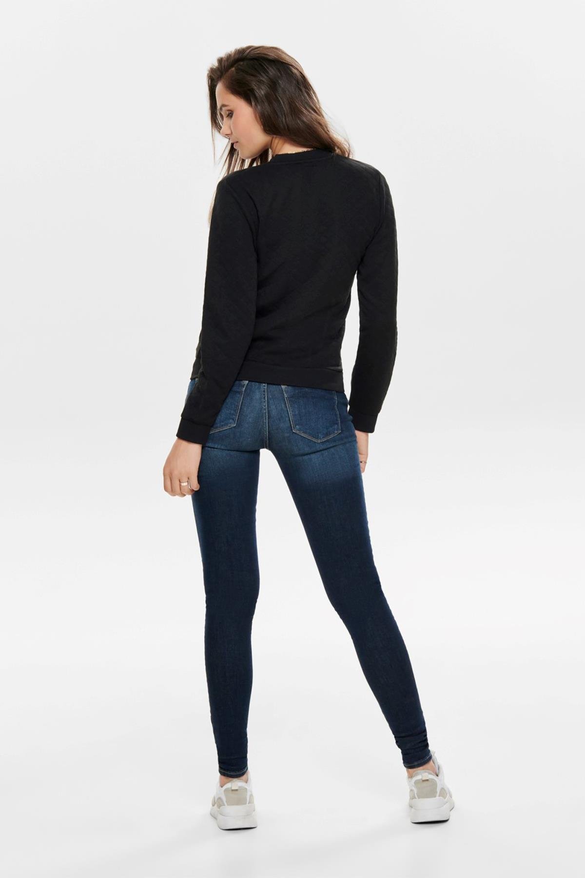 Only Kadın Baharlık Fermuarlı Hırka Sweatshirt - 15131550 - Only - 15131550