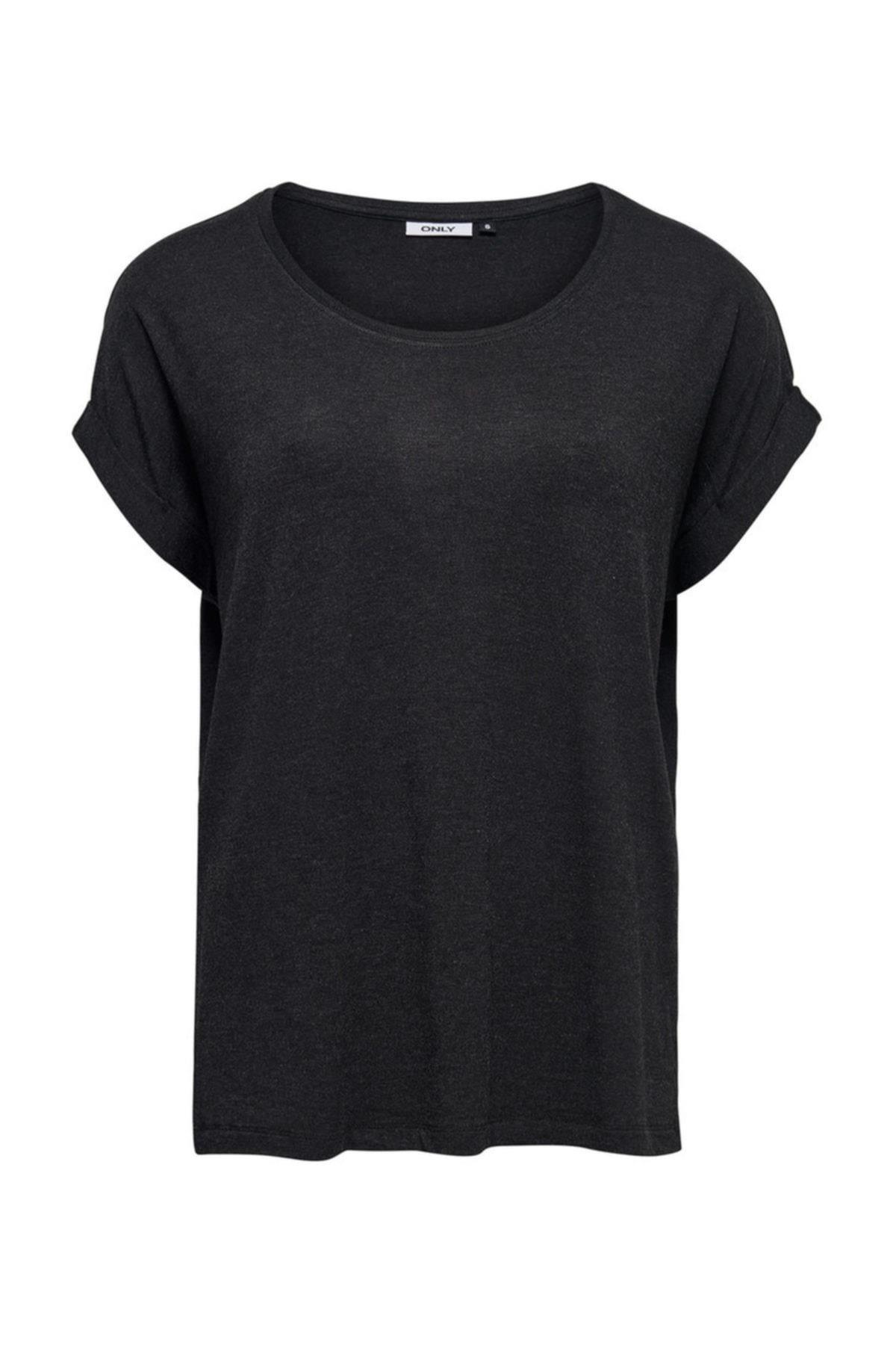 Only Kadın Basic Bisiklet Yaka T-Shirt 15106662 - Only - 15106662