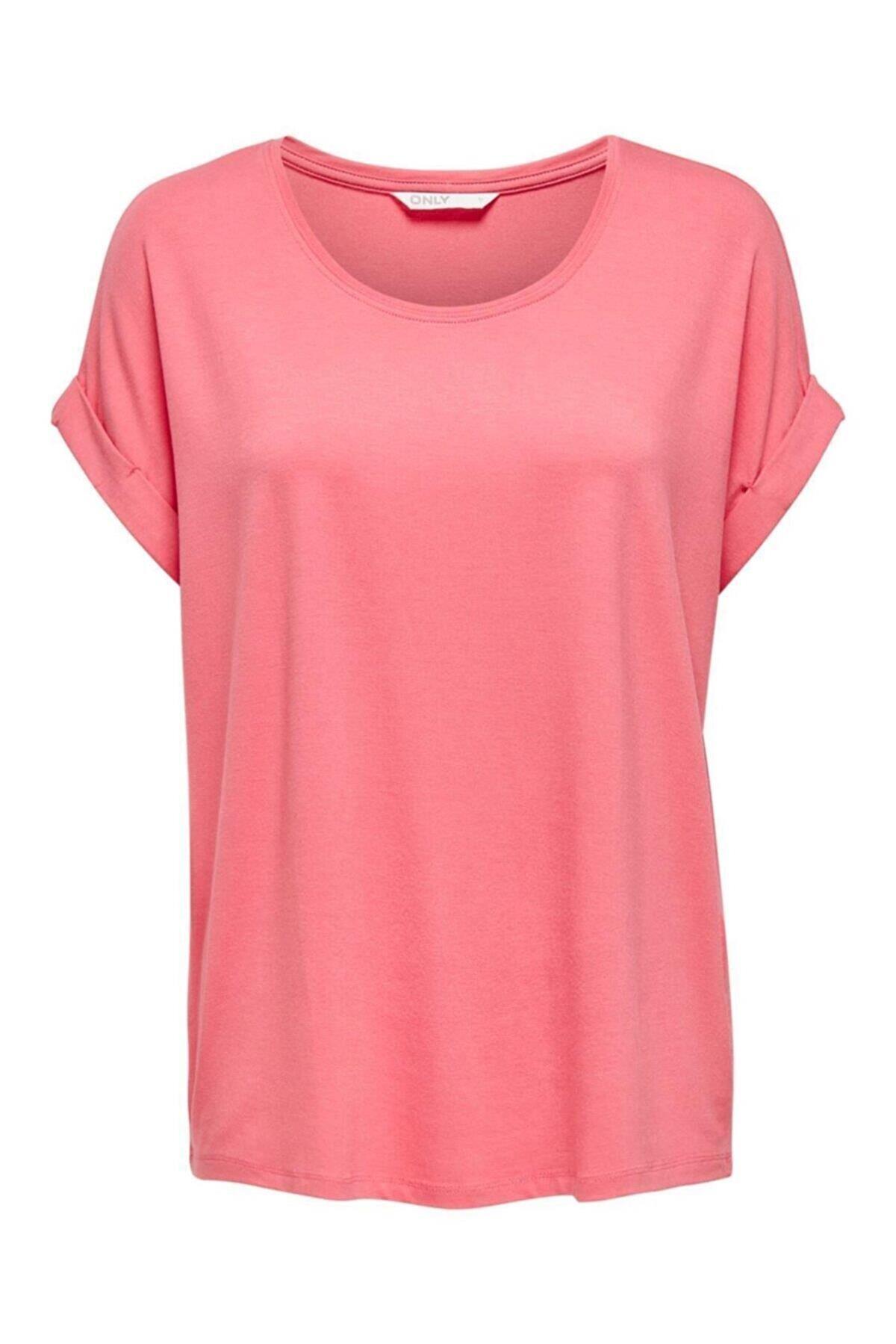 Only Kadın Basic Bisiklet Yaka T-Shirt 15106662 - Only - 15106662
