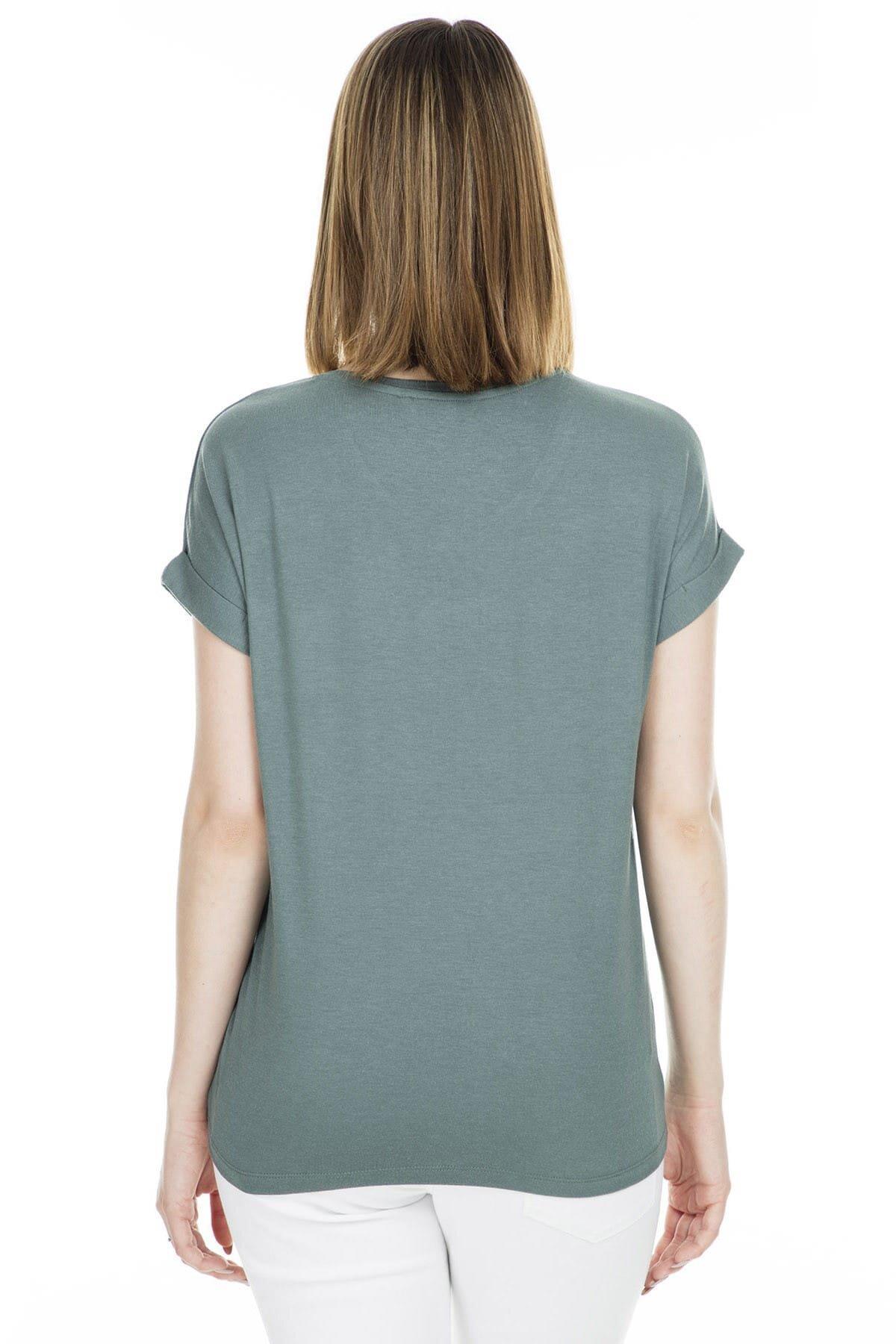 Only Kadın Basic Bisiklet Yaka T-Shirt 15106662 - Only - 15106662