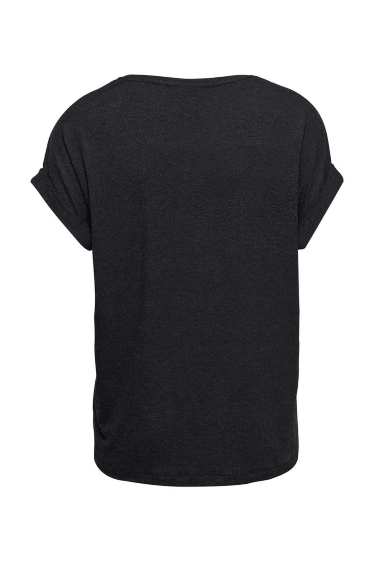 Only Kadın Basic Bisiklet Yaka T-Shirt 15106662 - Only - 15106662